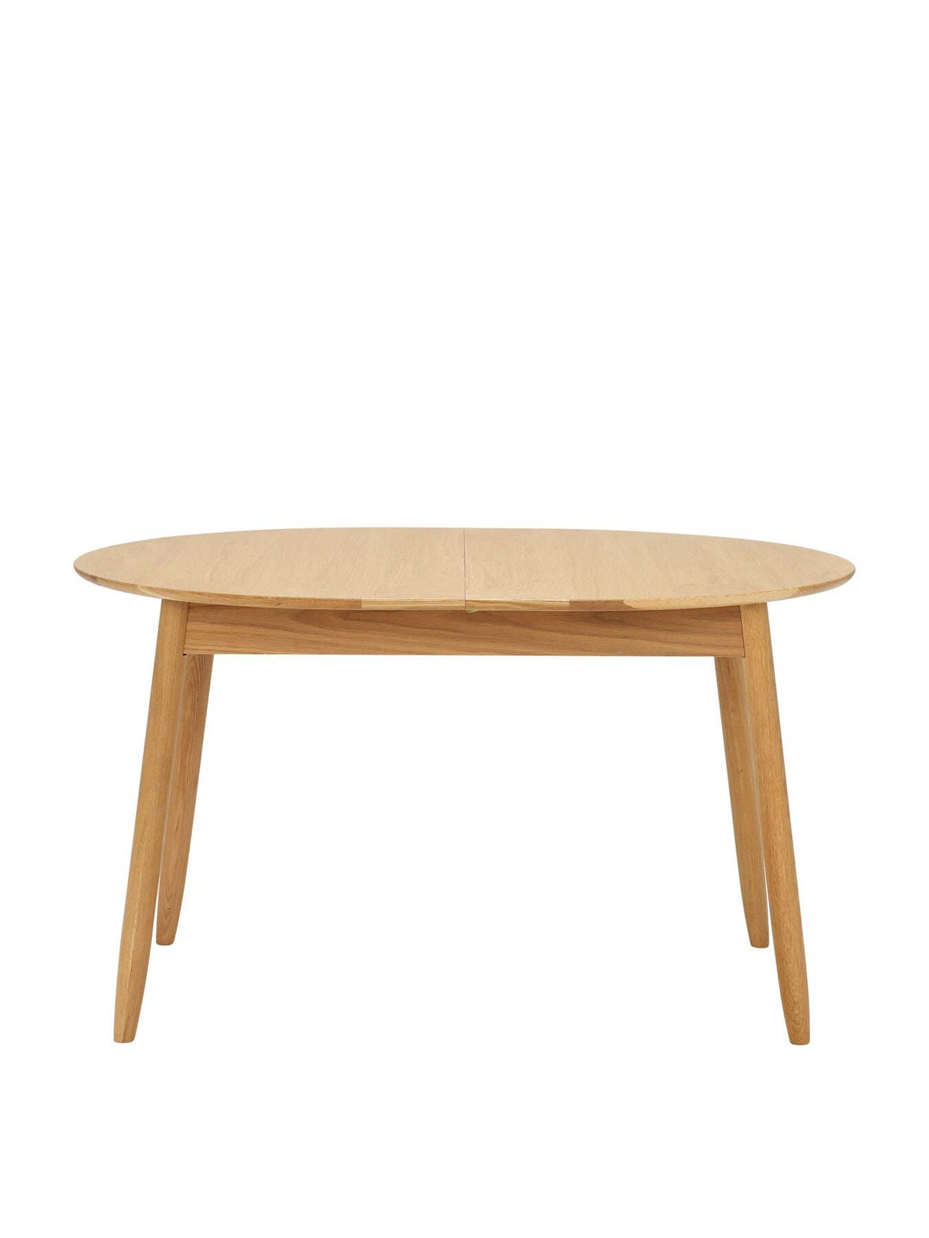 Teramo Oak Wood Small Extending Dining Table