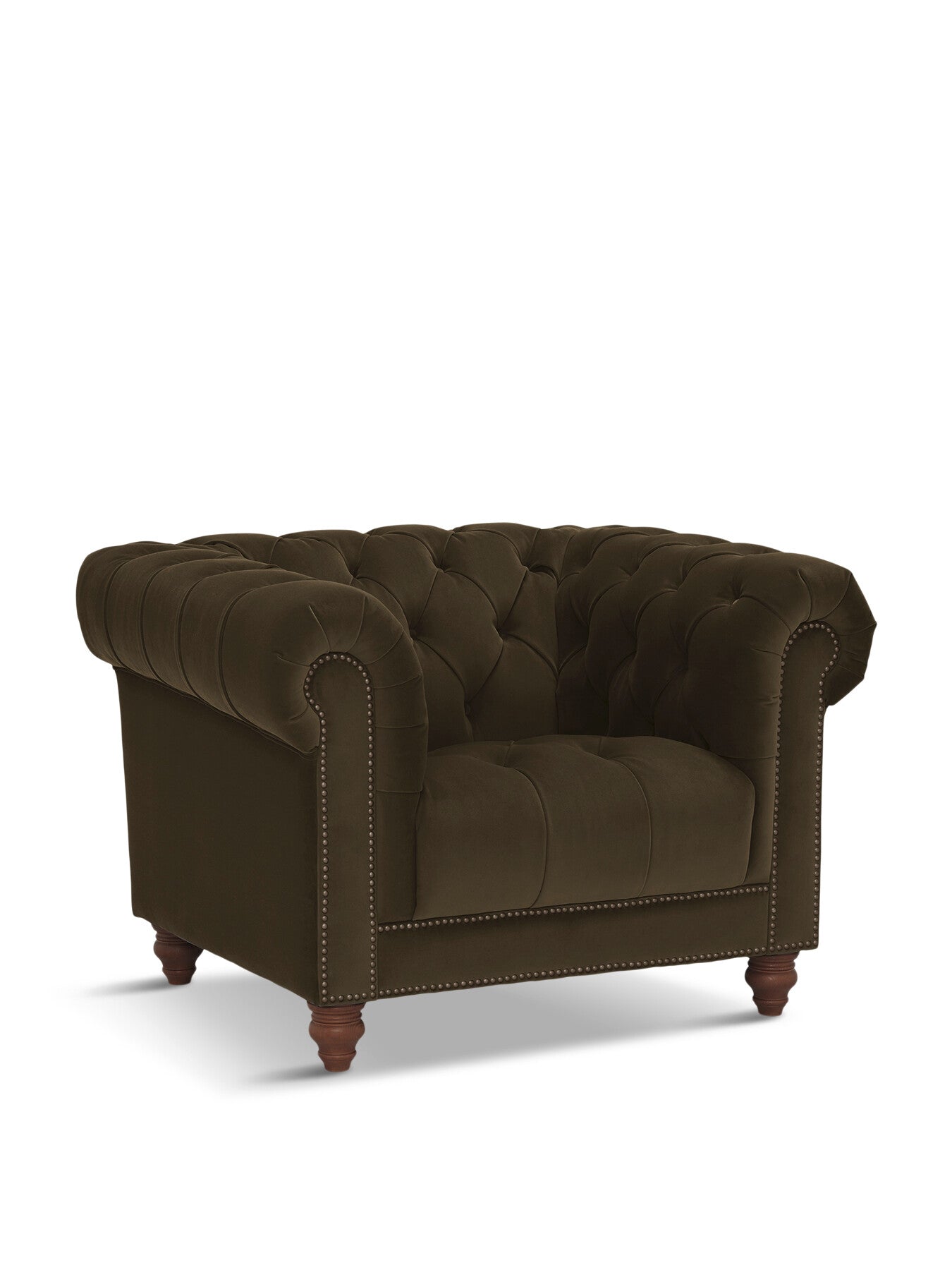 Ullswater Velvet Chesterfield Armchair