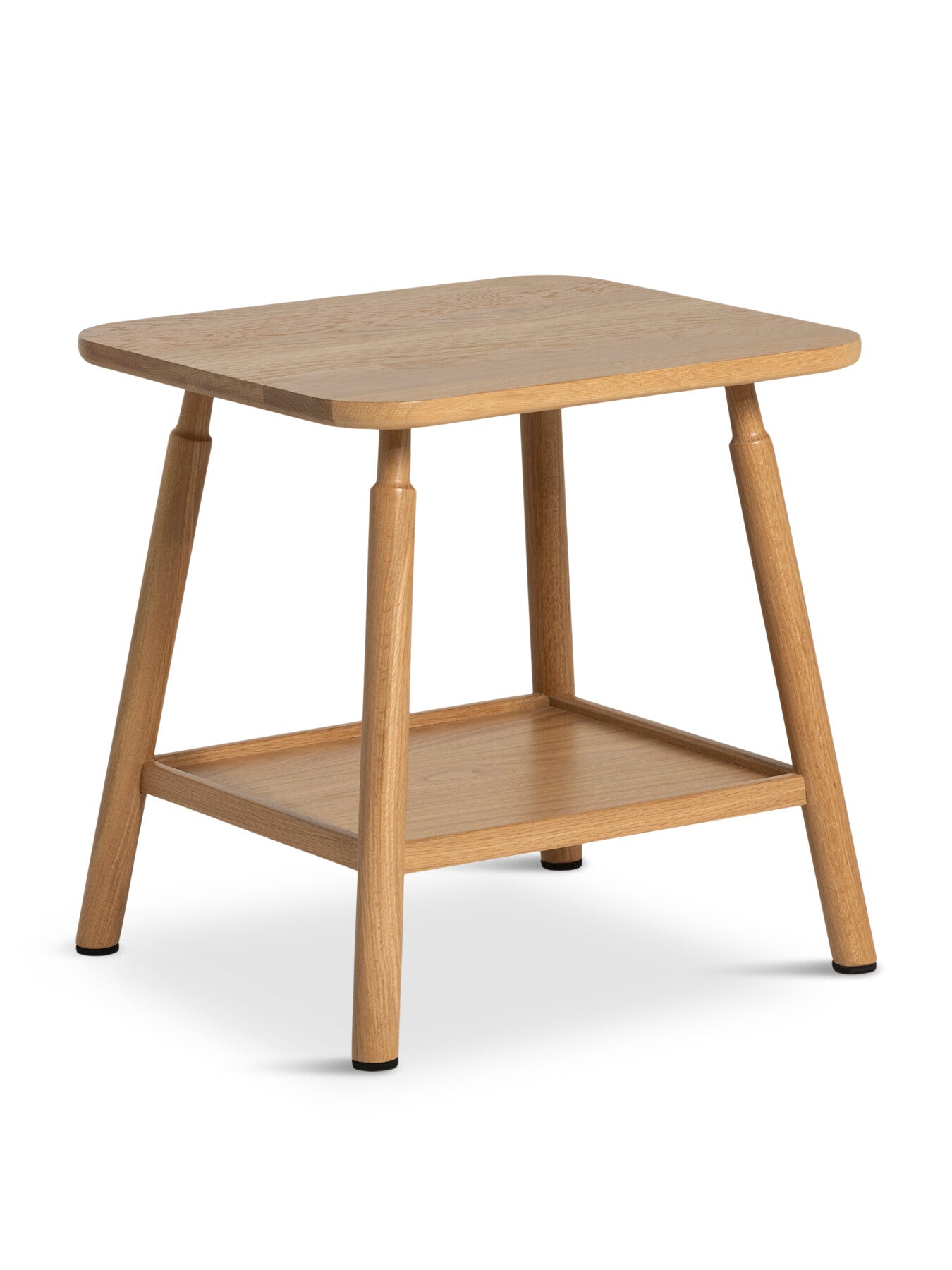Vinca Oak Wood Side Table