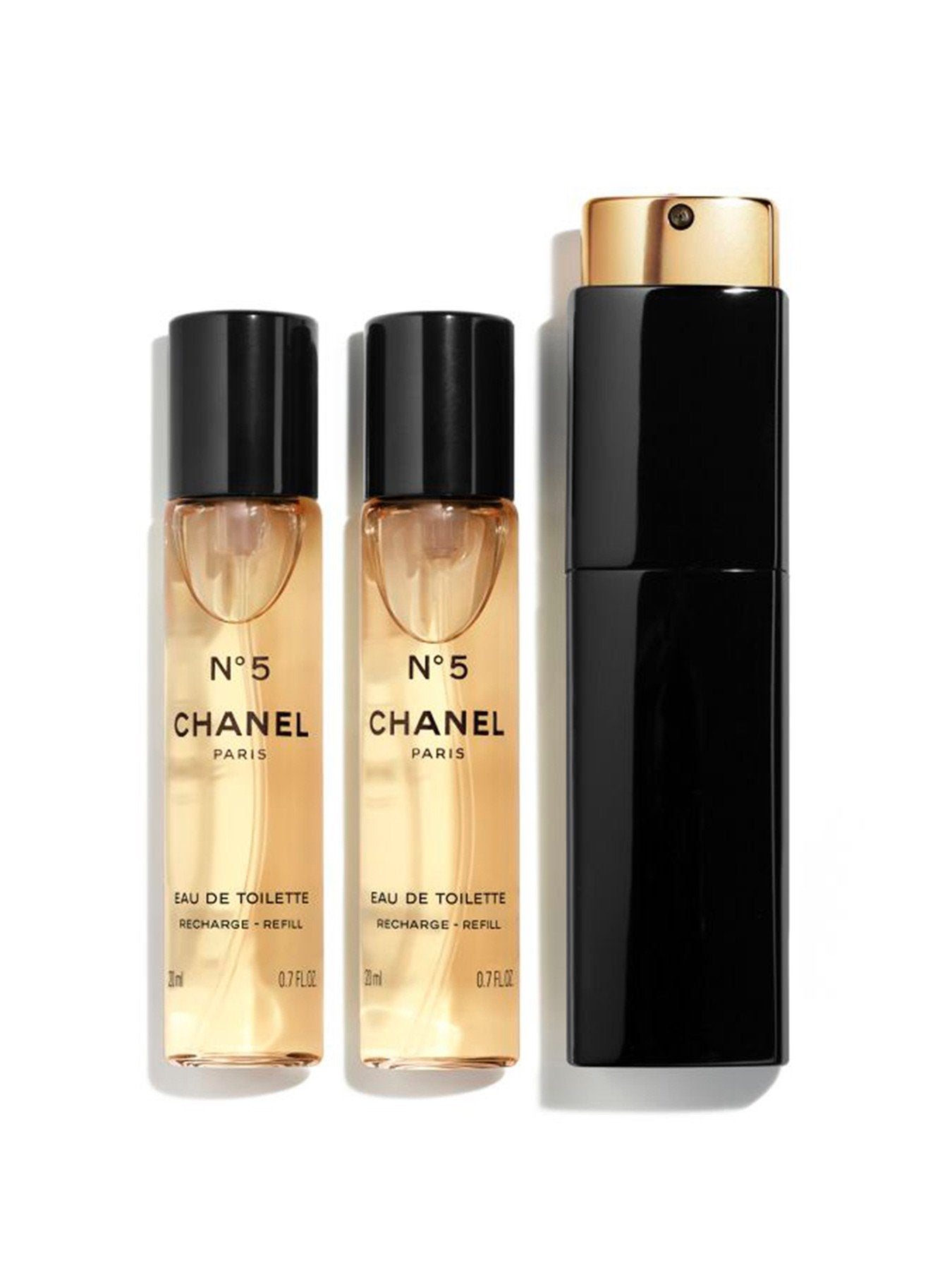 N°5 Eau De Toilette Twist and Spray 3x20ml