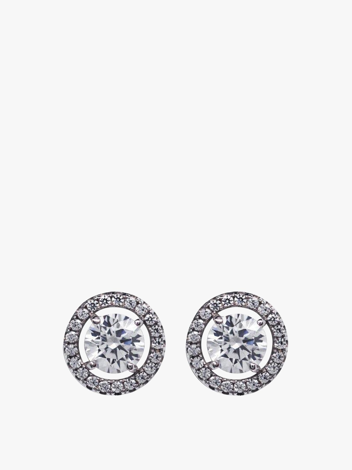 Classic Round Borderset Stud Earrings
