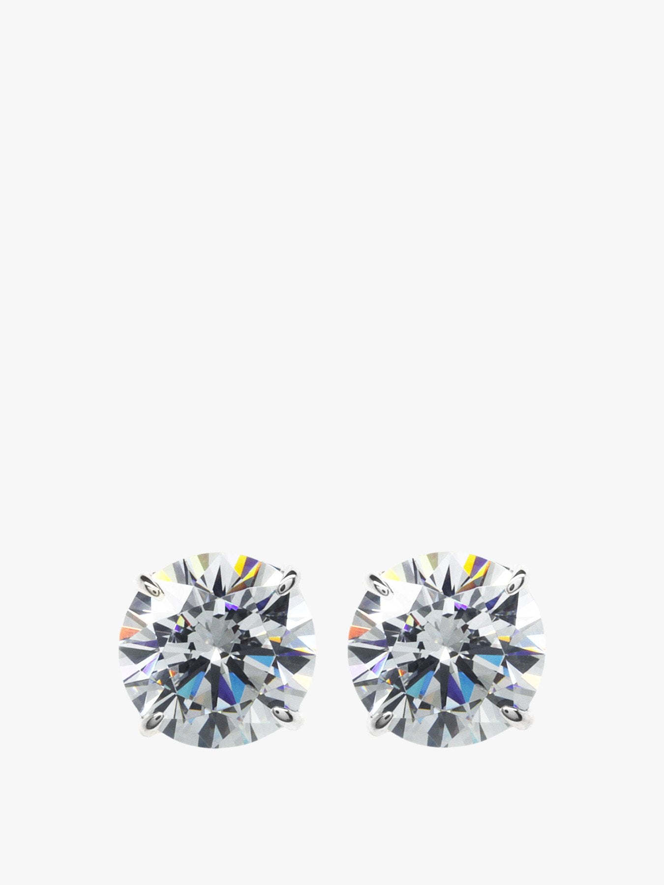 Eternal Prong Diamond Stud Earrings