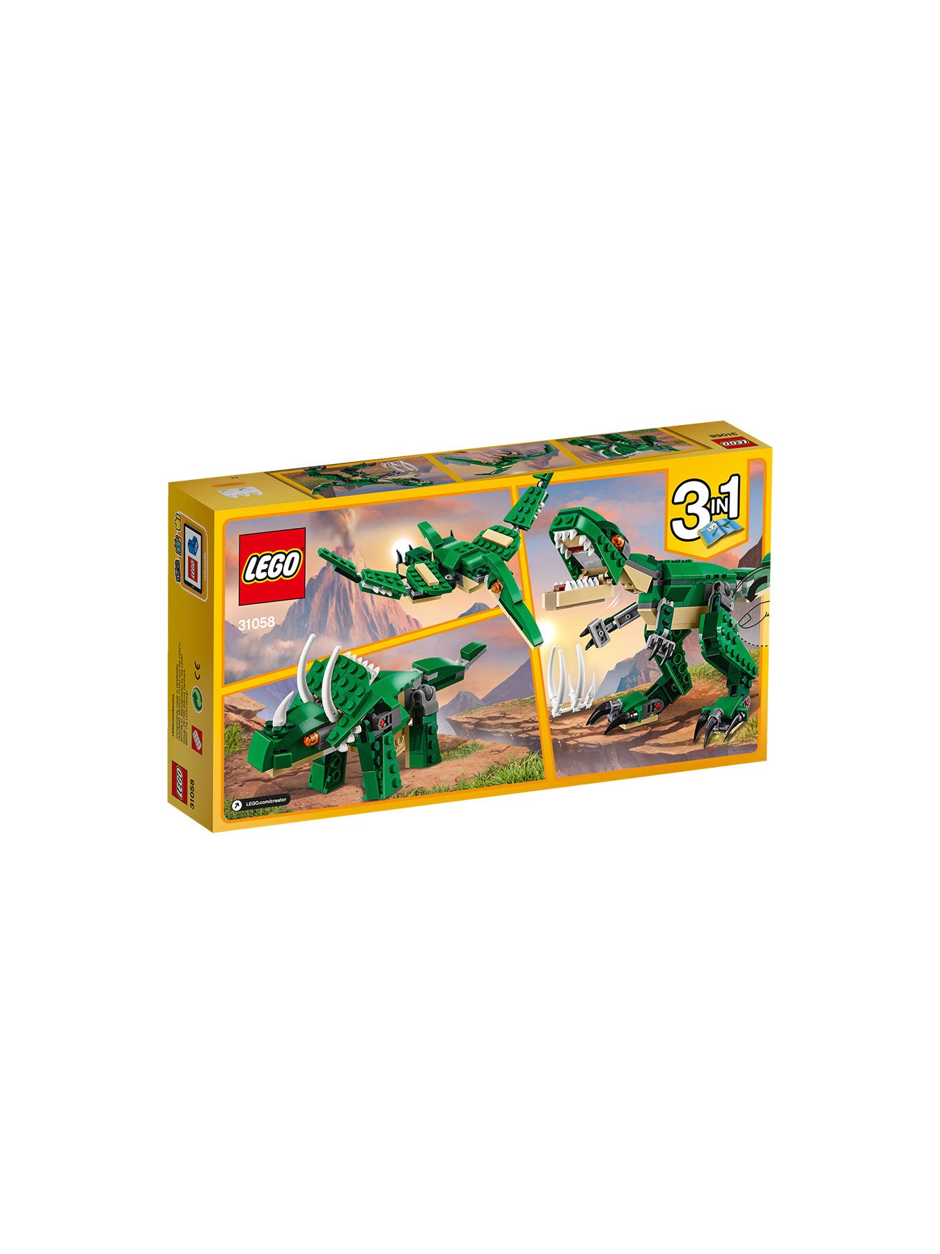 Creator 3in1 Mighty Dinosaurs Model Set 31058