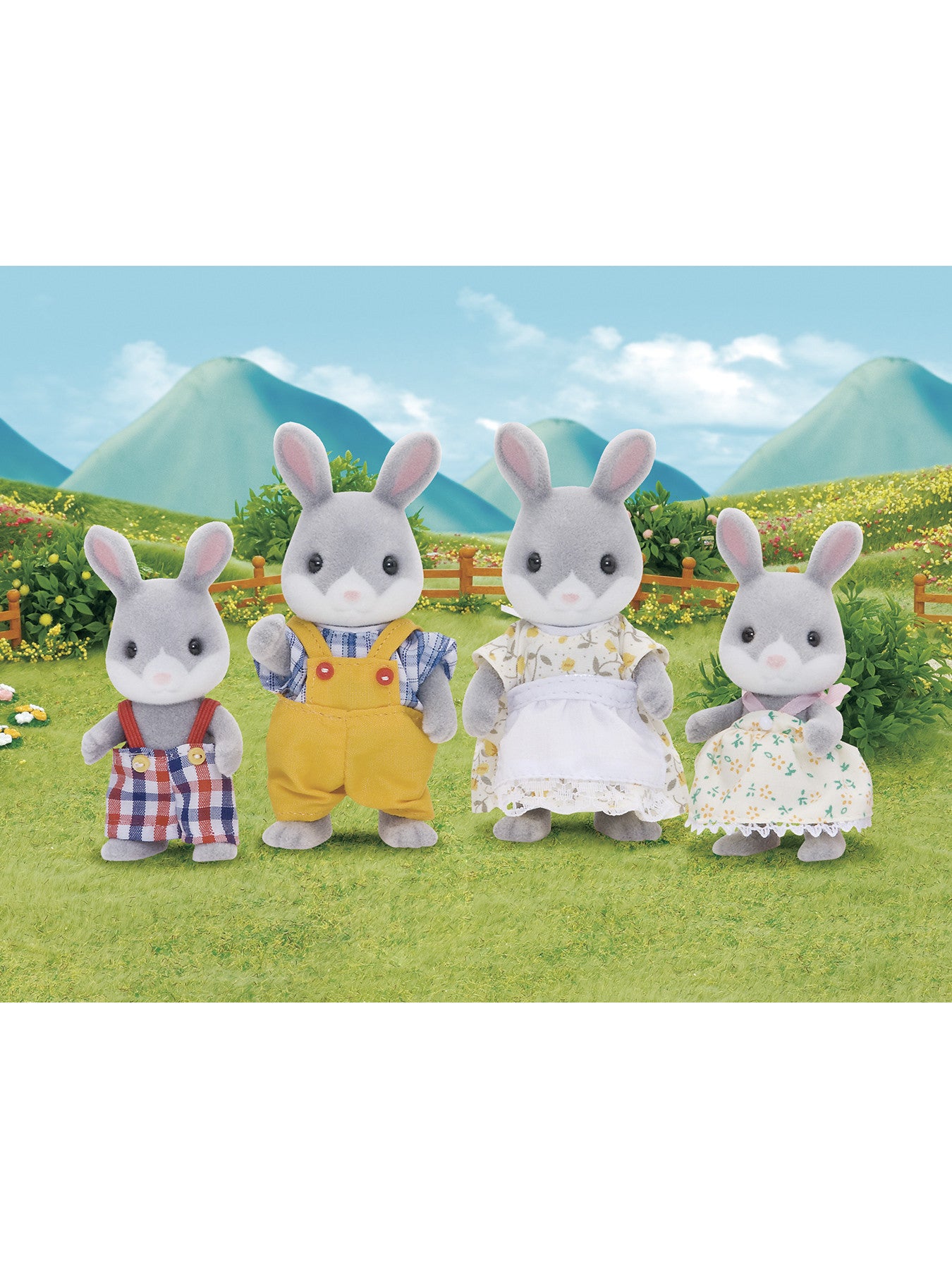 Cottontail Rabbit Family