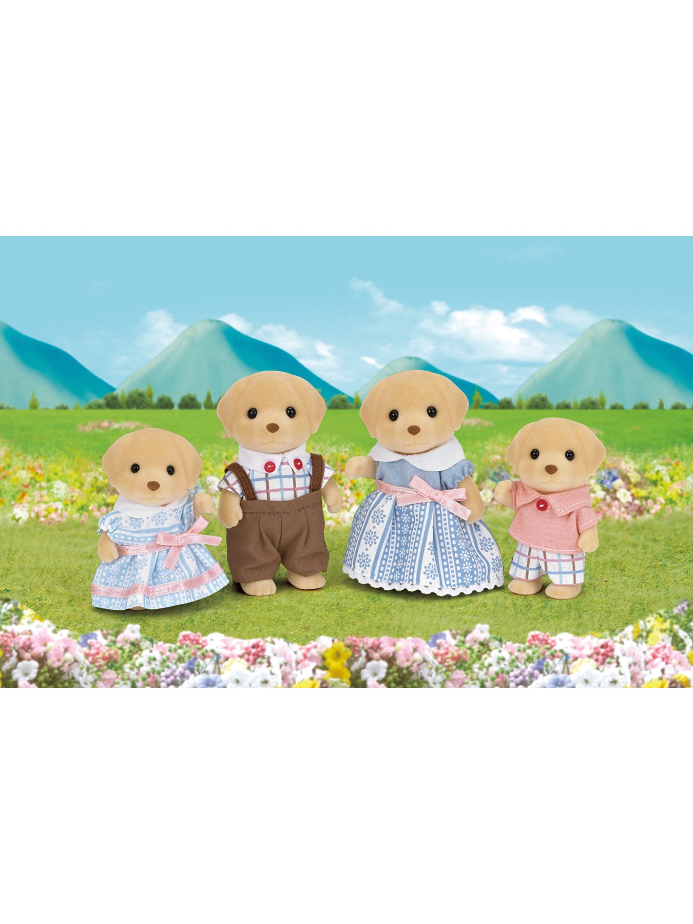 Yellow Labrador Family