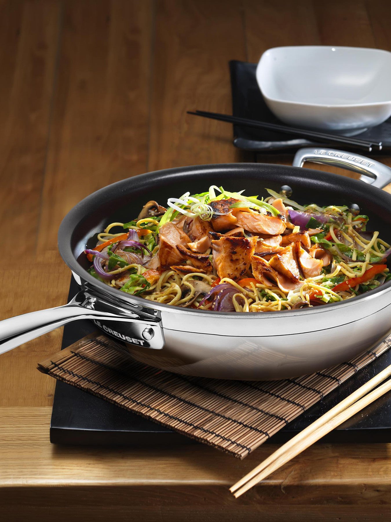 3-Ply Stainless Steel Non-Stick Frying Pan with Helper Handle 28cm