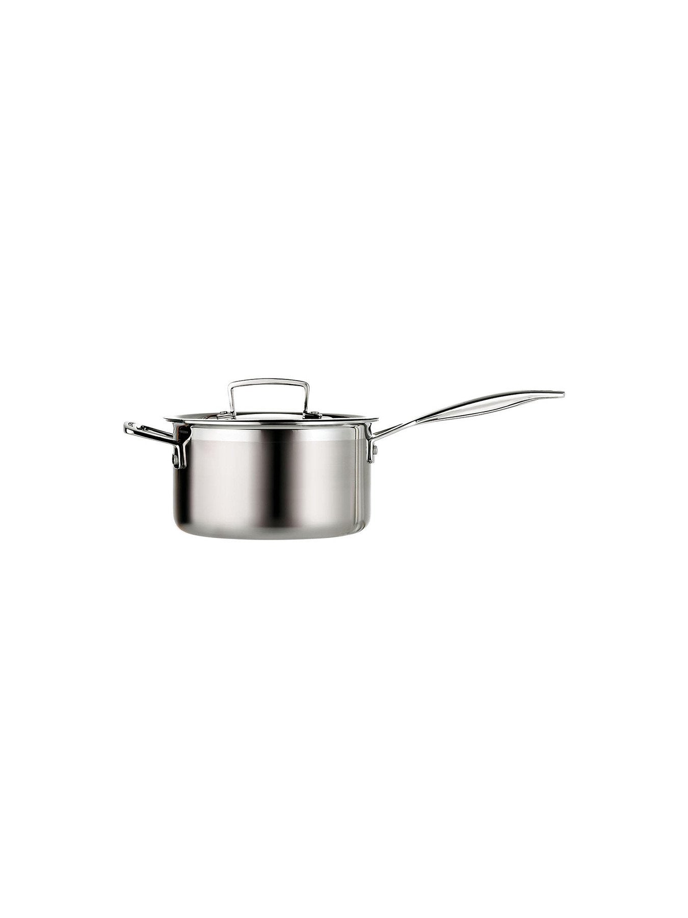3-Ply Stainless Steel Saucepan with Lid & Helper Handle 20cm