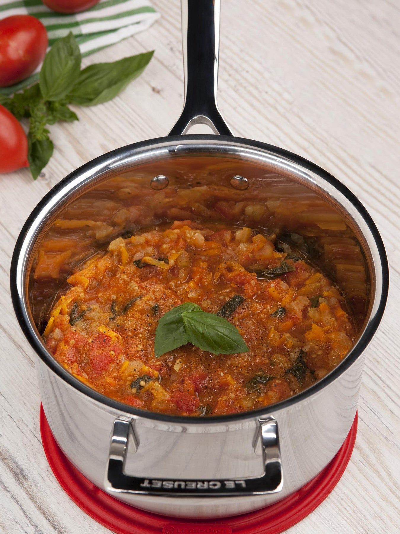3-Ply Stainless Steel Saucepan with Lid & Helper Handle 20cm