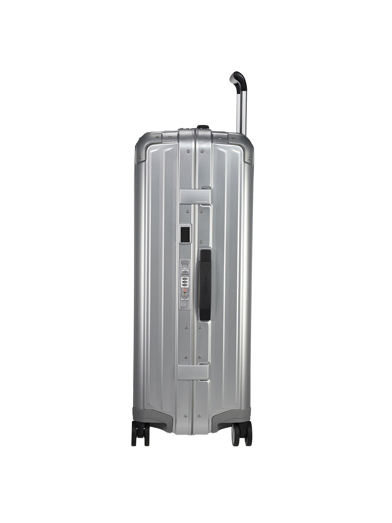 Samsonite Lite-Box Aluminium Spinner 4 Wheel 76cm Silver Suitcase