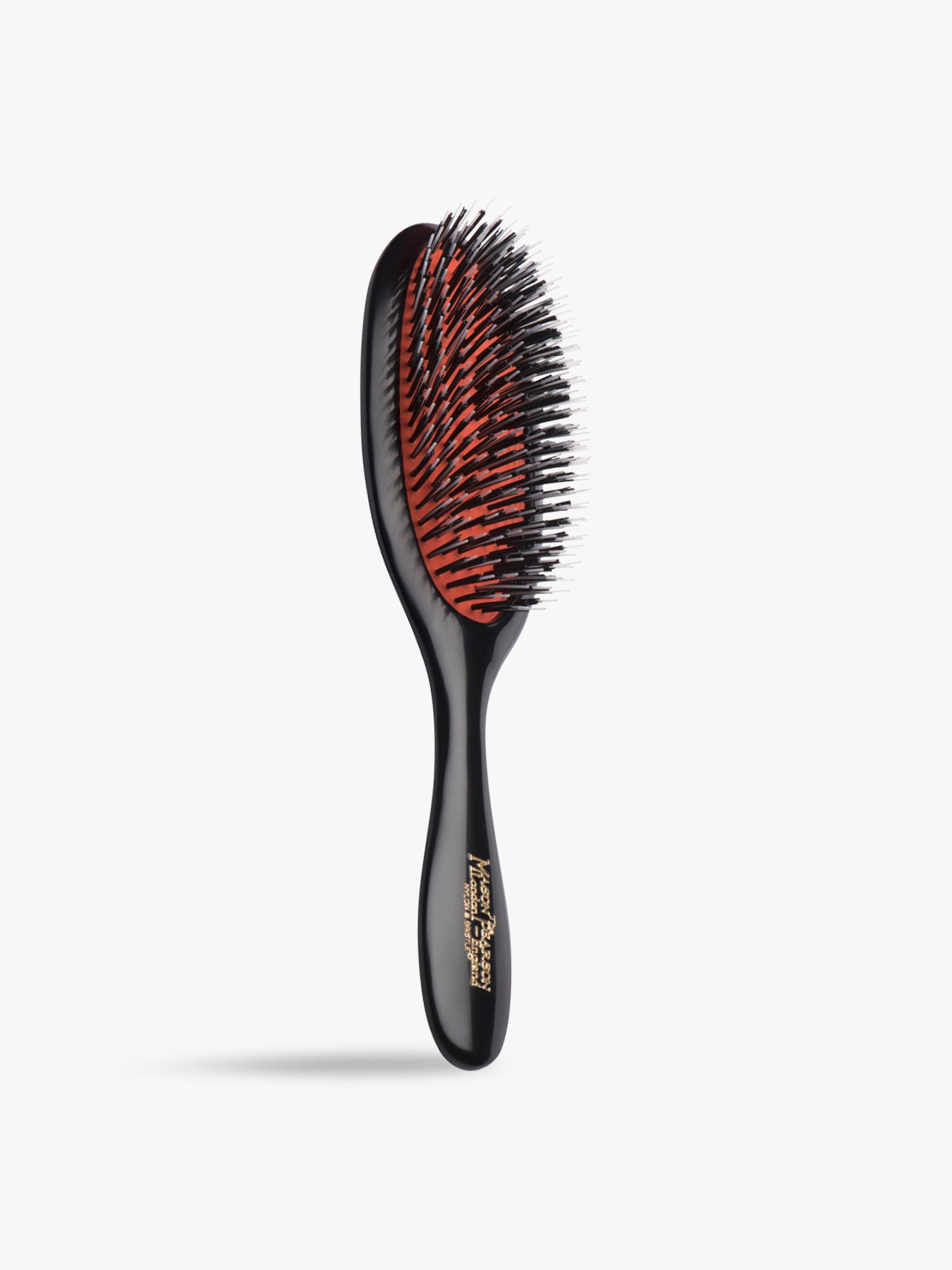 Handy Bristle Nylon Hairbrush Dark Ruby