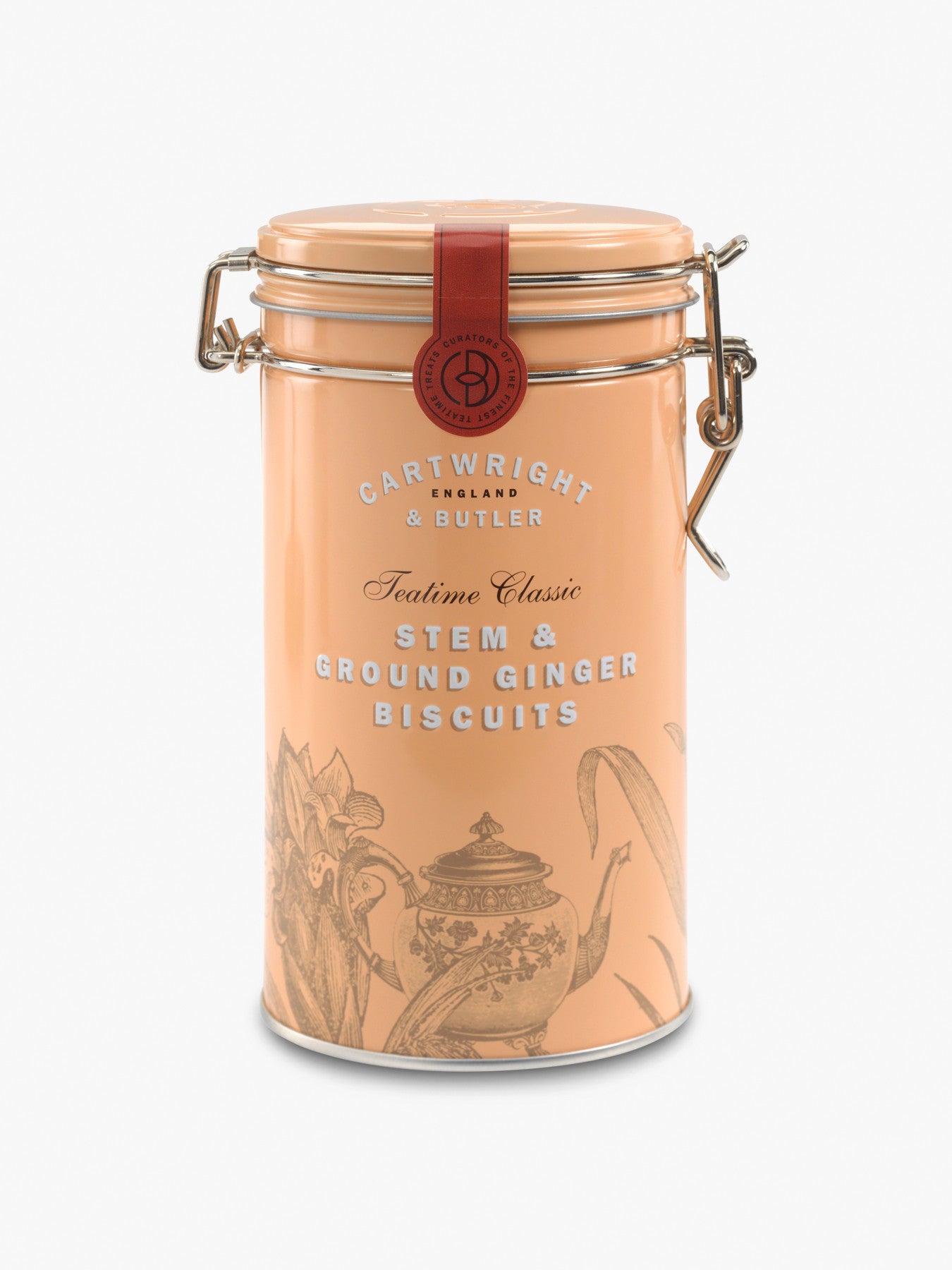 Stem Ginger Biscuits in Tin