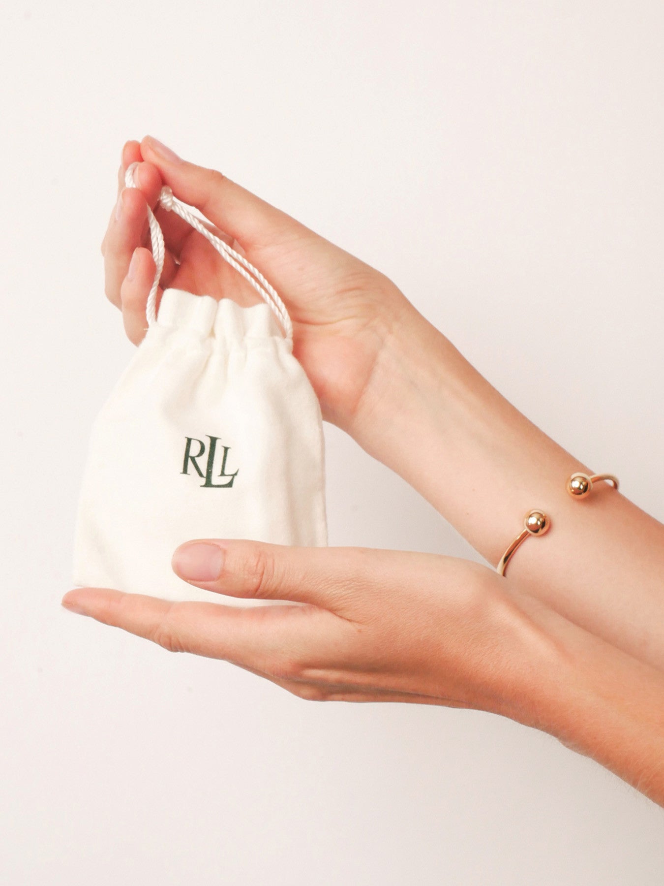 Lauren Ralph Lauren Logo Gold Tone Pendant Earrings
