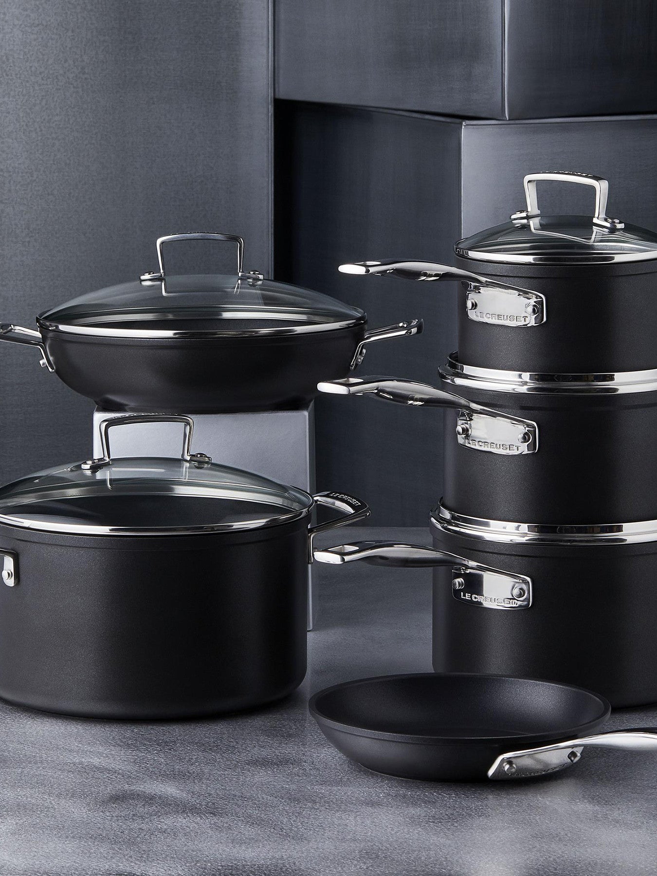 Toughened Non Stick Deep Casserole 24cm
