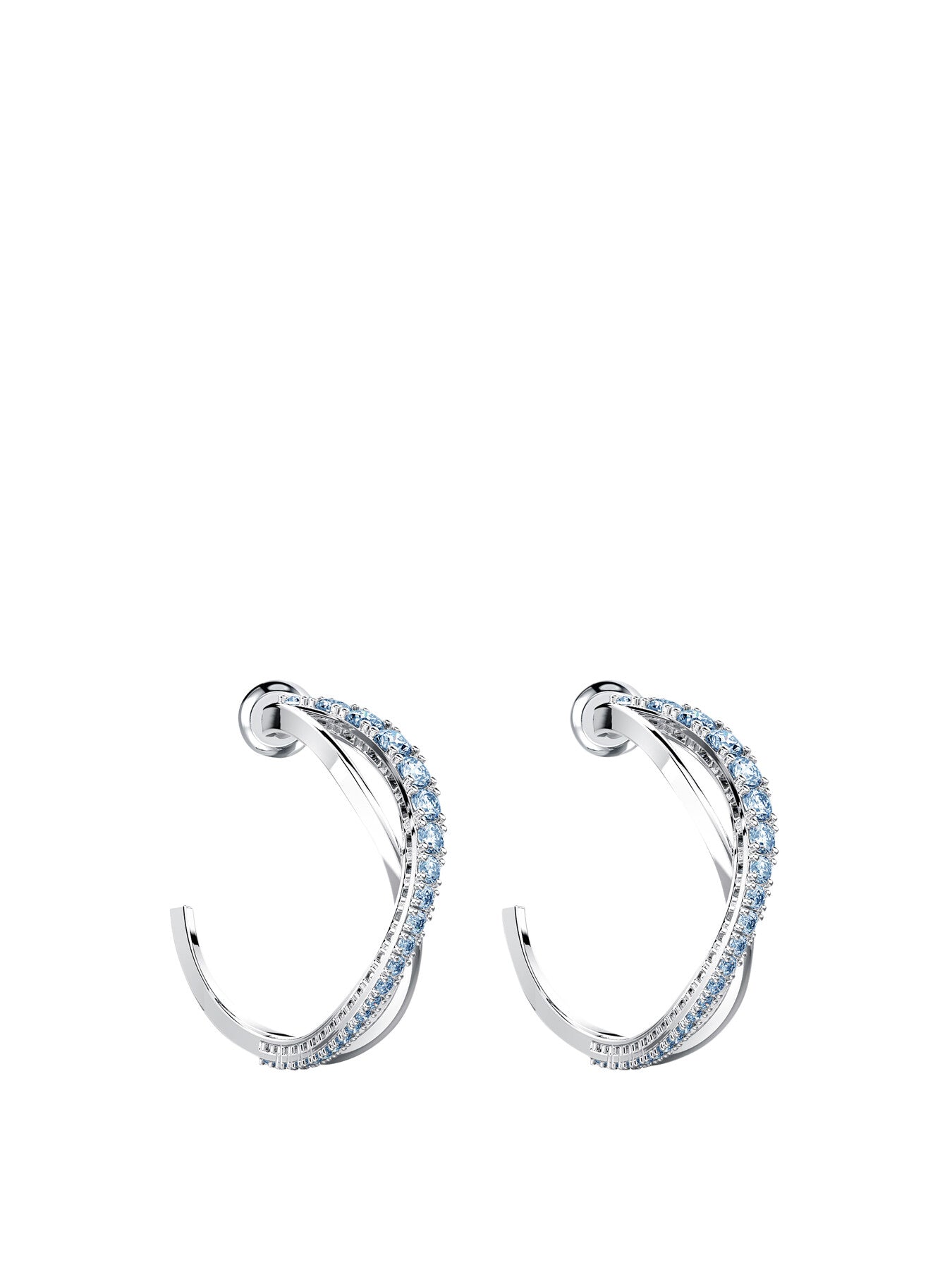 Twist Hoop Pierced Earrings