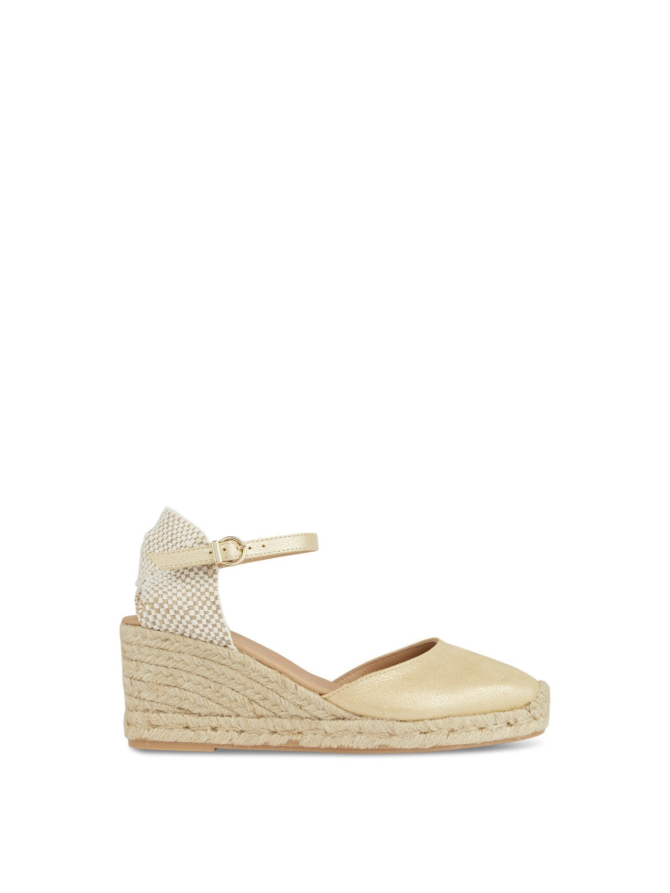 Marissa Leather Ankle Strap Espadrilles