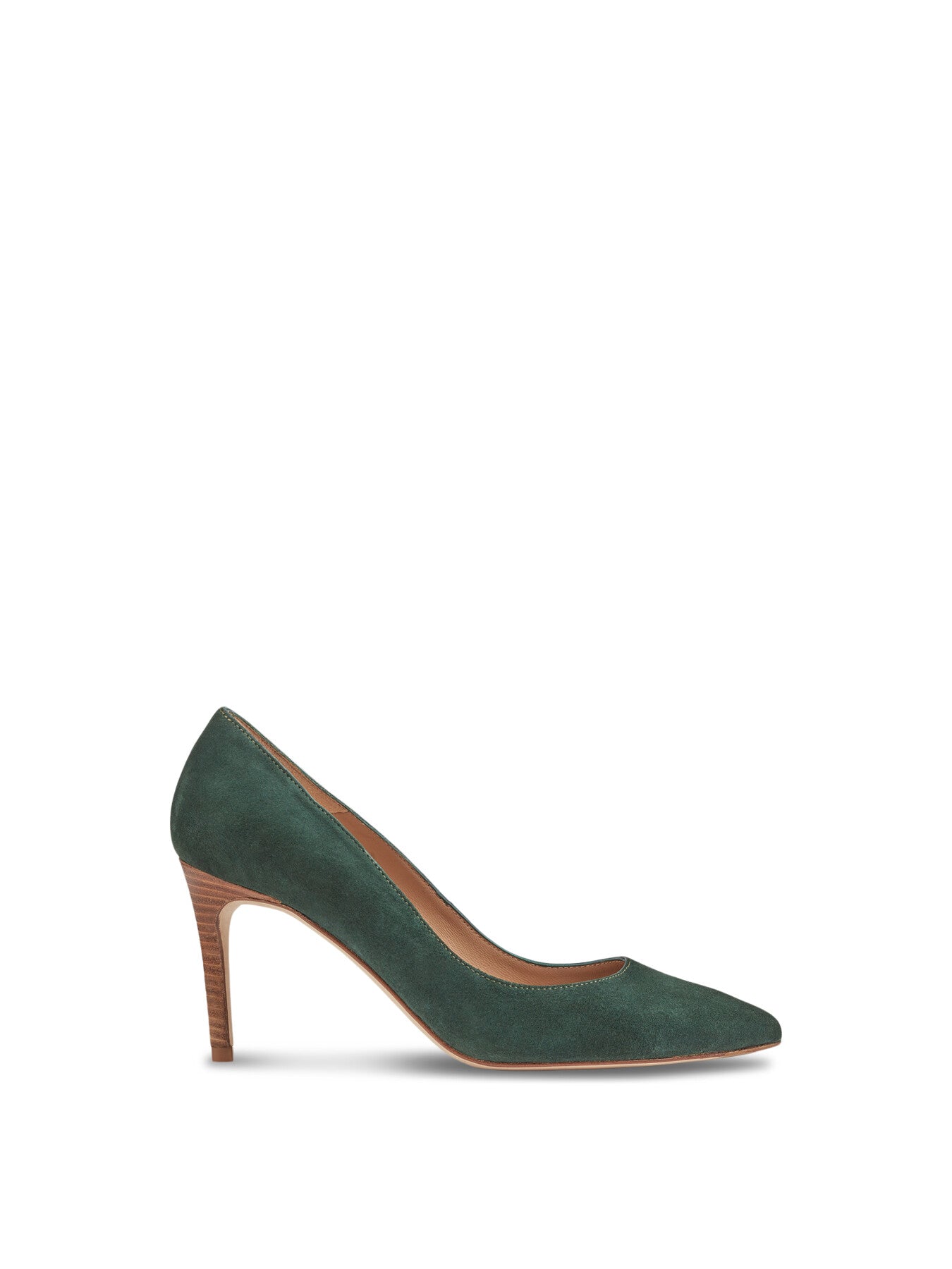 Floret Forest Suede Pointed Toe Courts