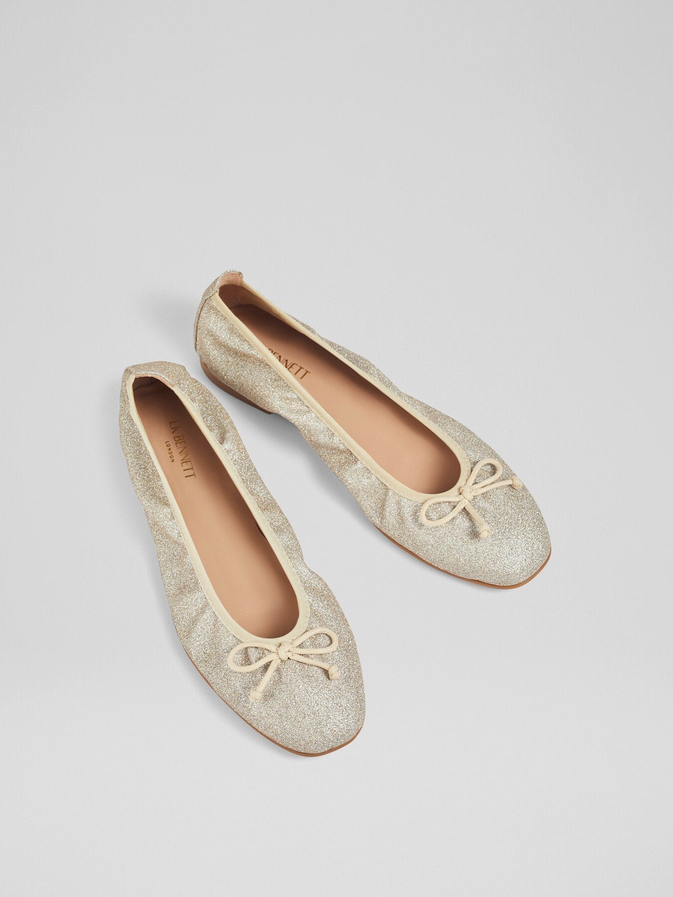 Trilly Glitter Ballerina Pumps