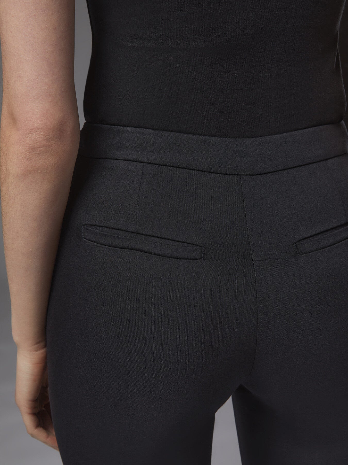 Evan Crepe Slim-Cut Trousers