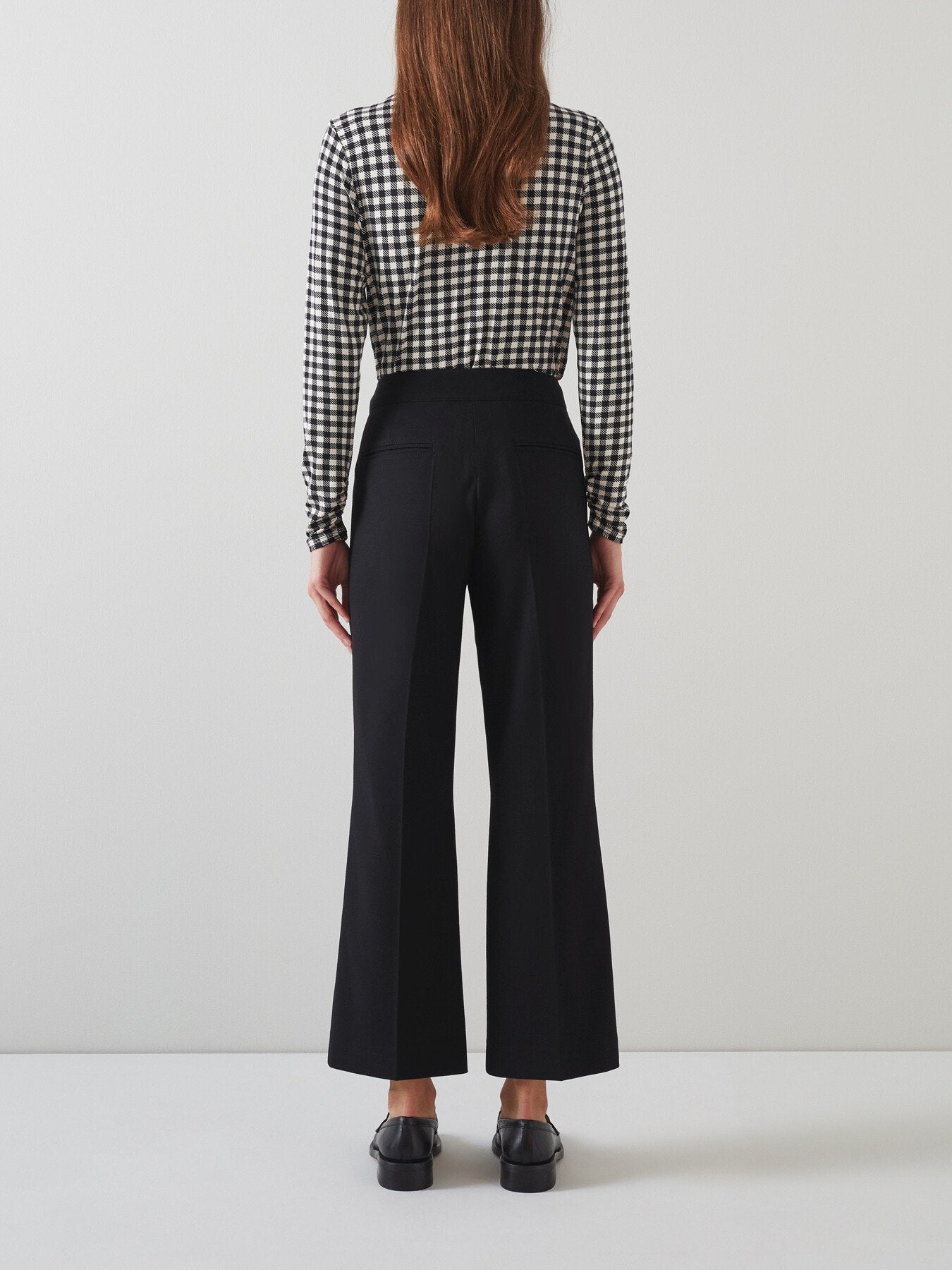 Soni Button-Detail Tailored Trousers