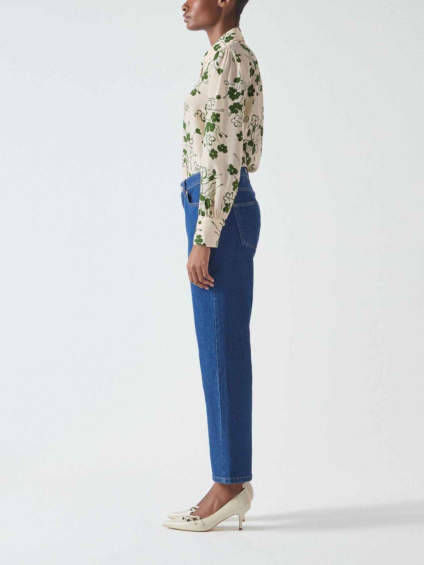 Sonya Birch & Treetop Silk Wildflower Print Blou