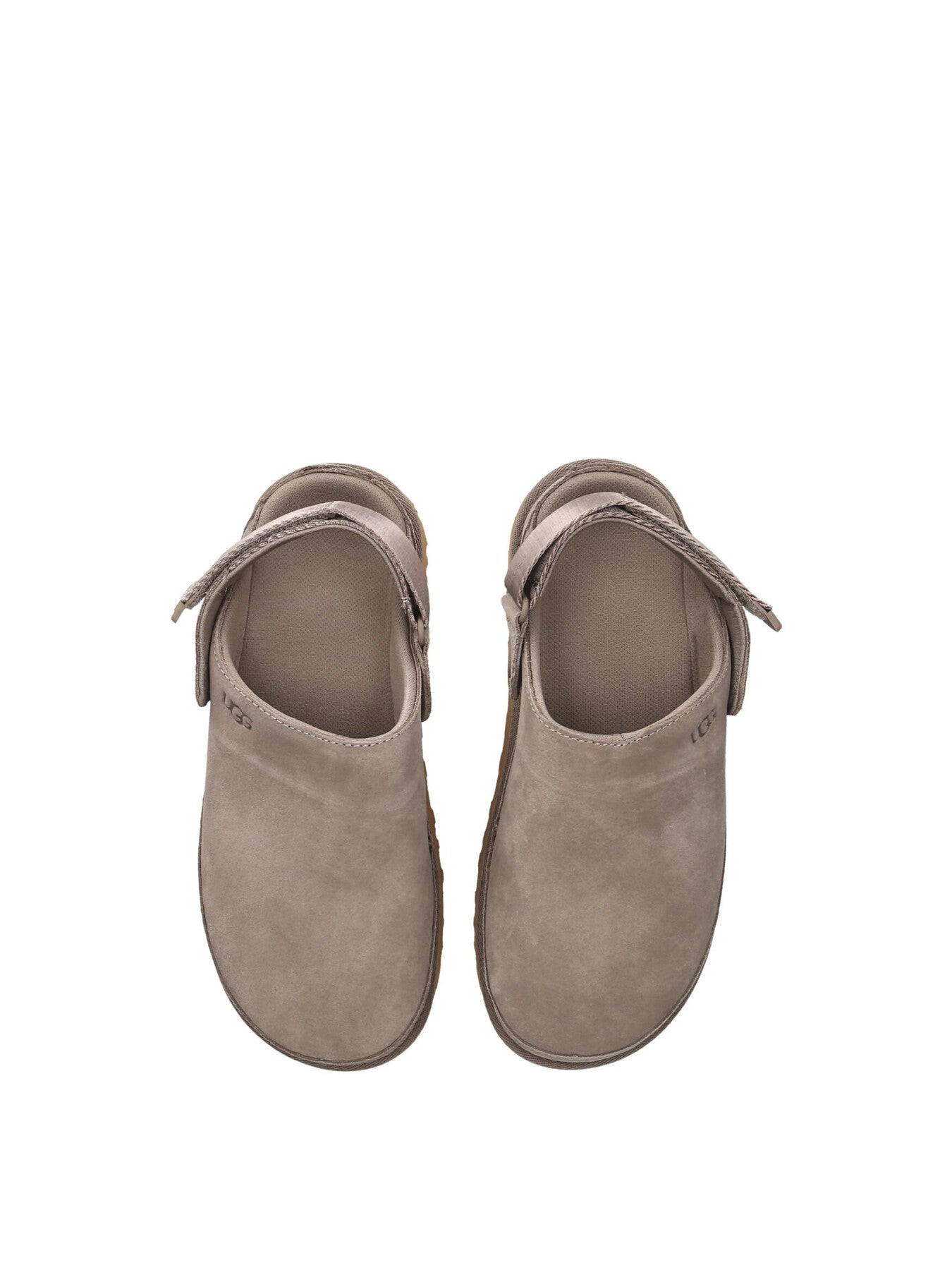 Golden Suede Clog Dark Grey