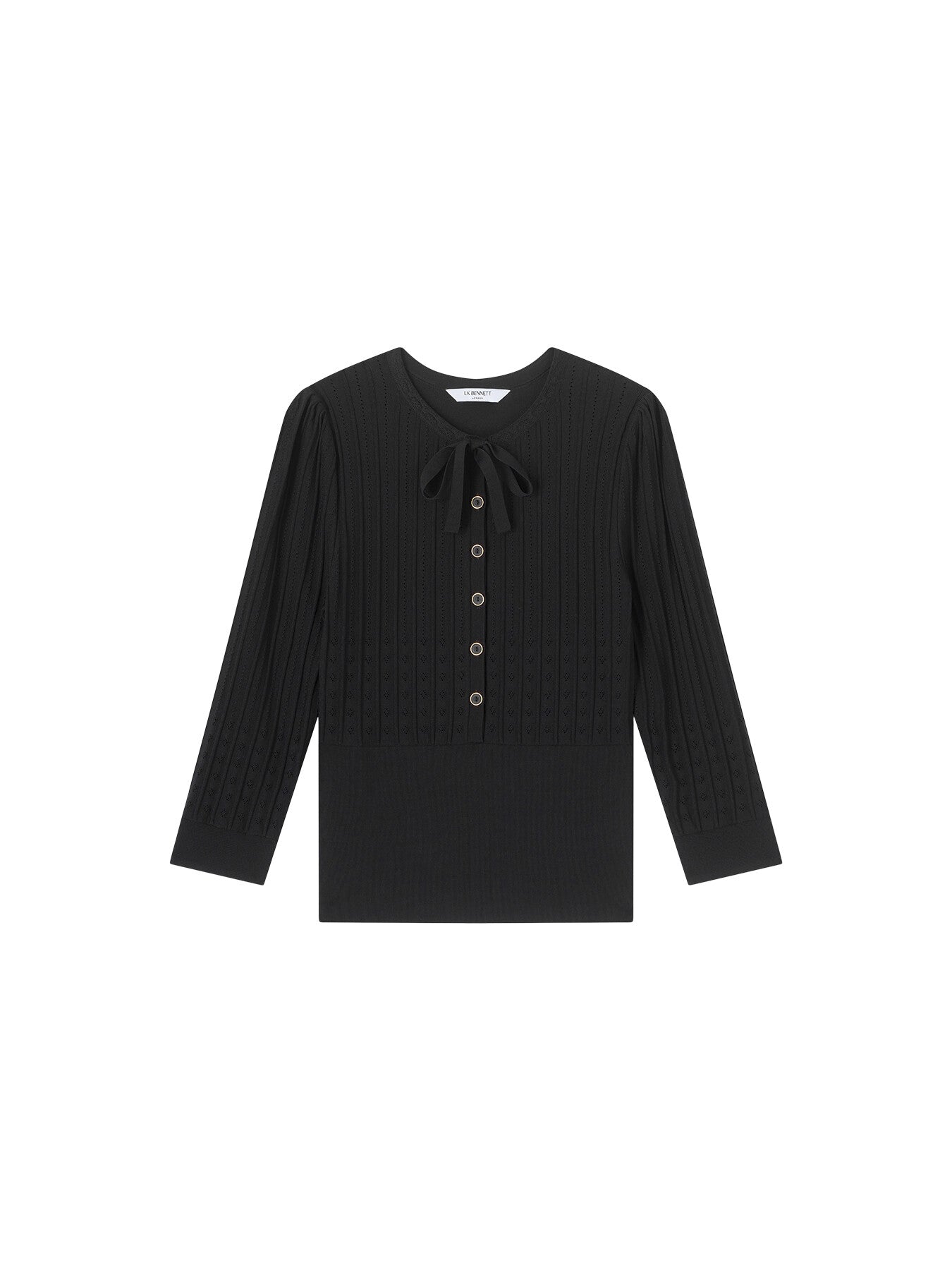 Freida Pointelle Knit Top