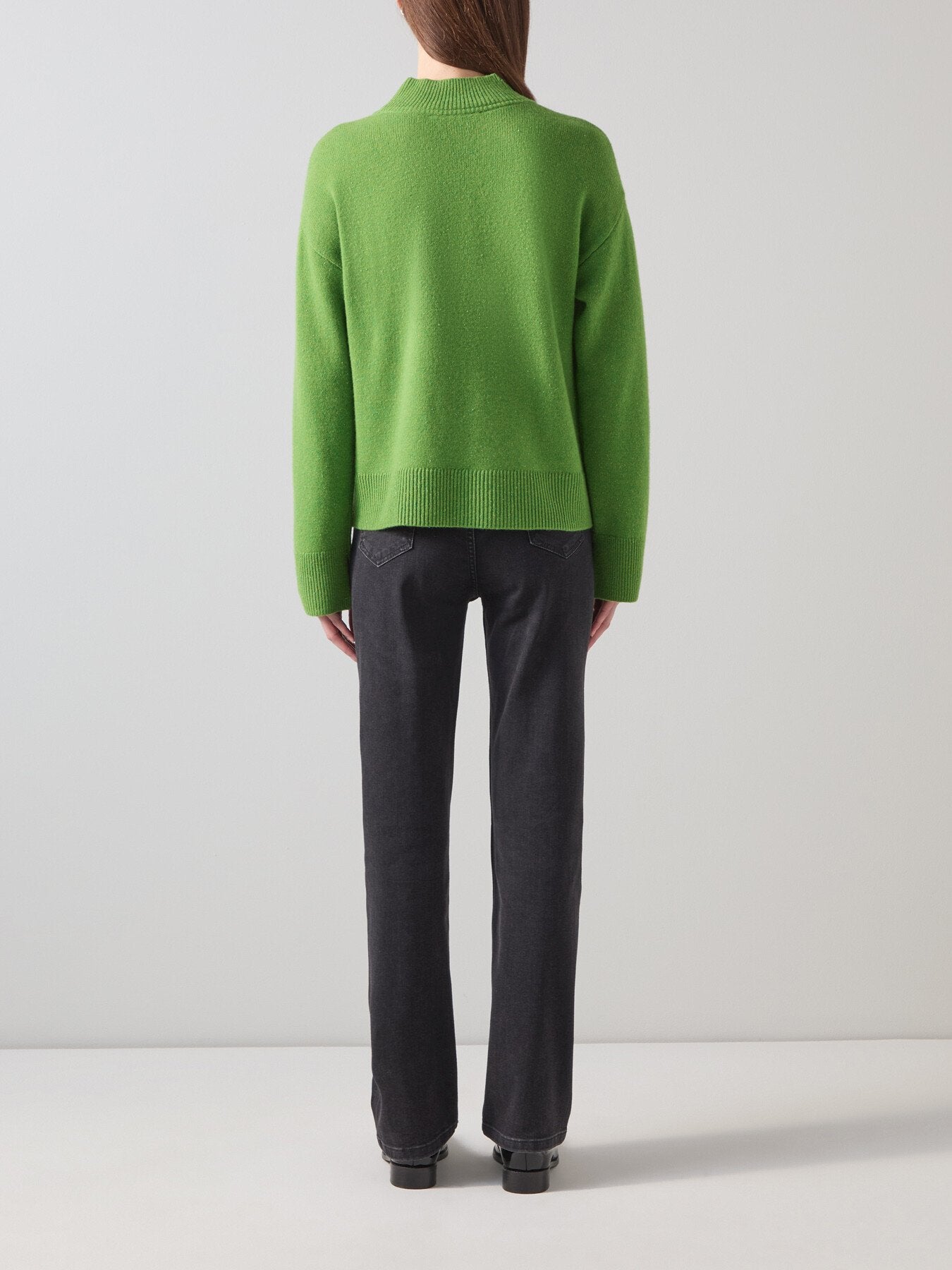 Zoe Bright Split Detail Boxy Knit Jumper