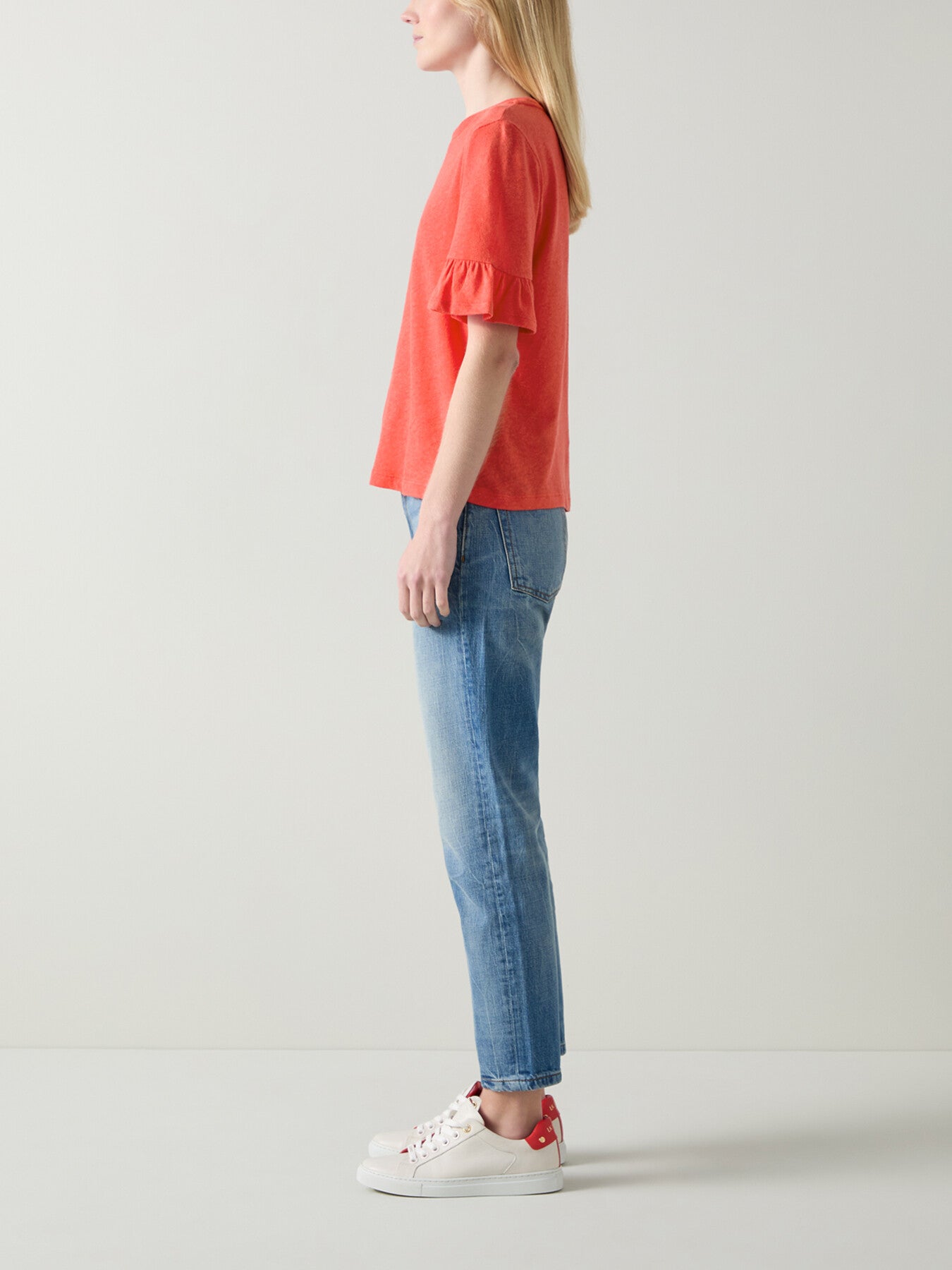 Gene Poinsettia Frill T-Shirt