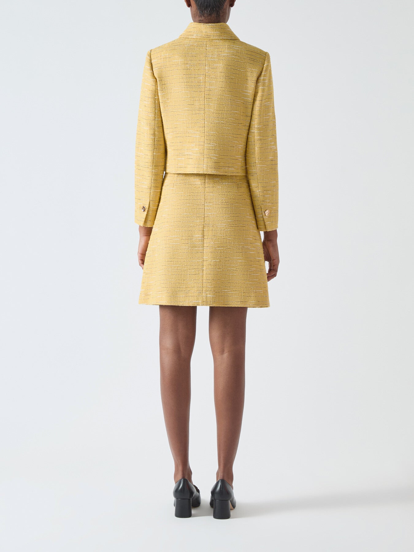 Varley Cotton Blend Tweed Jacket With Pocket D