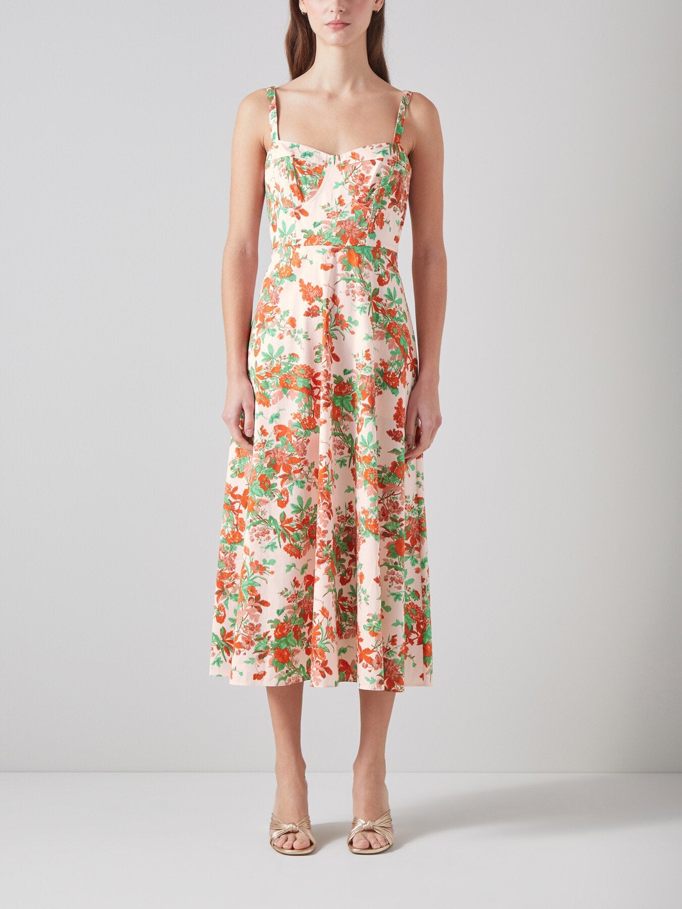 Lucy Neon Garden Organic Cotton Sun Dress