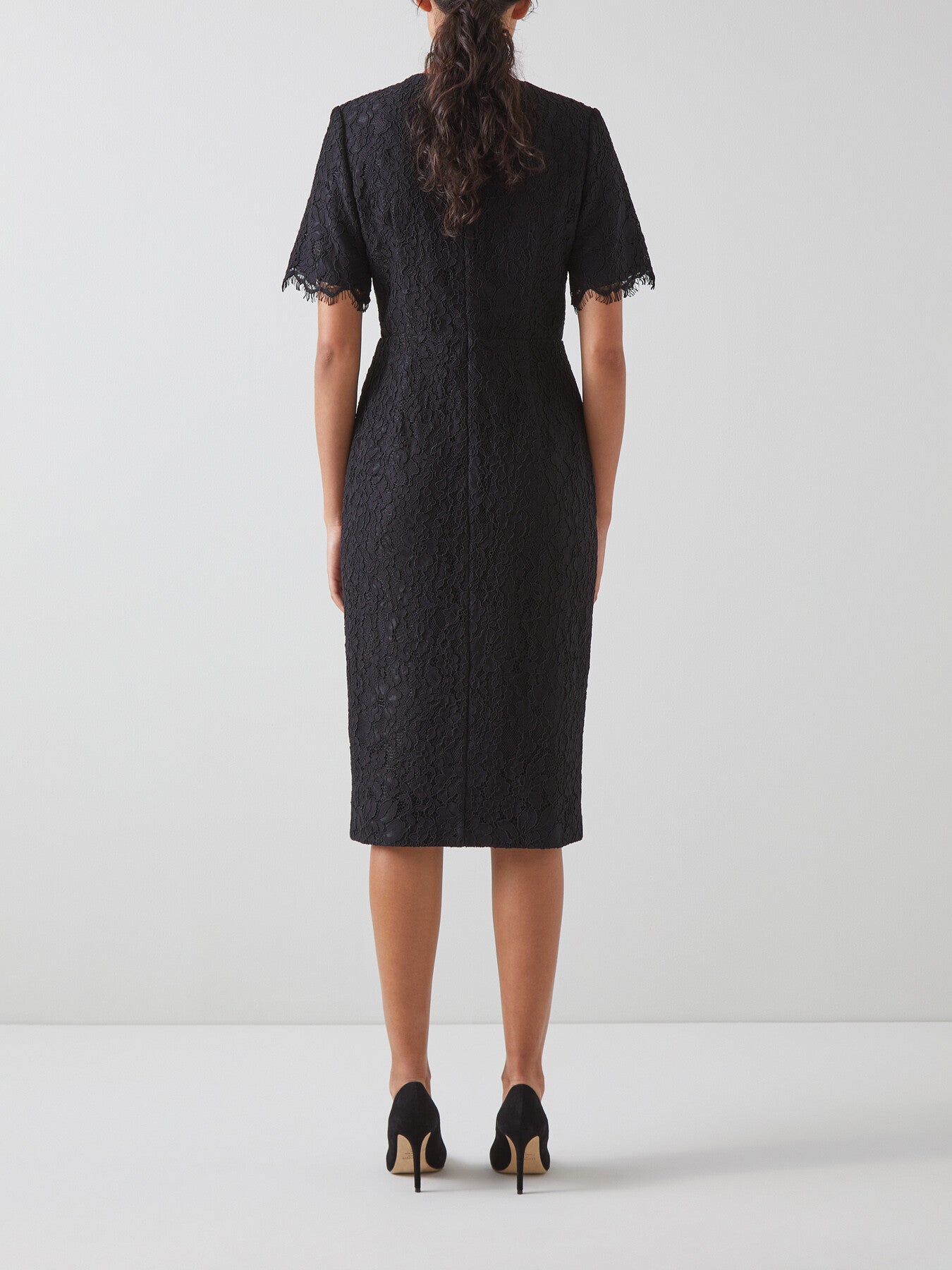Nathalie Lace Tuxedo Dress