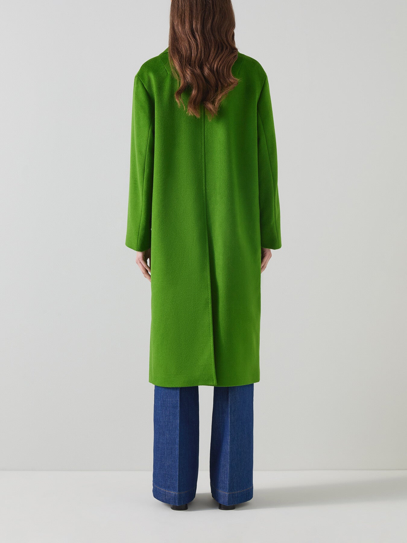 Amor Bright Double Breasted Wool Coat
