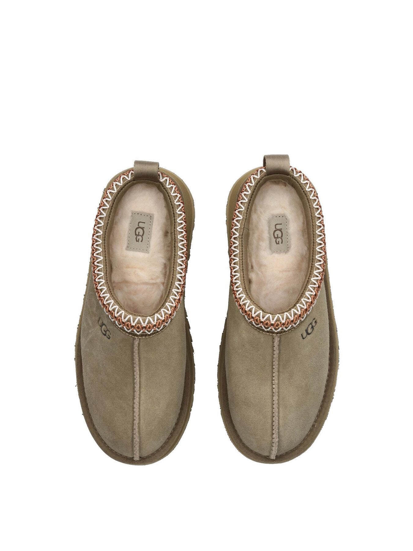 Tazz Suede Slip Ons Khaki