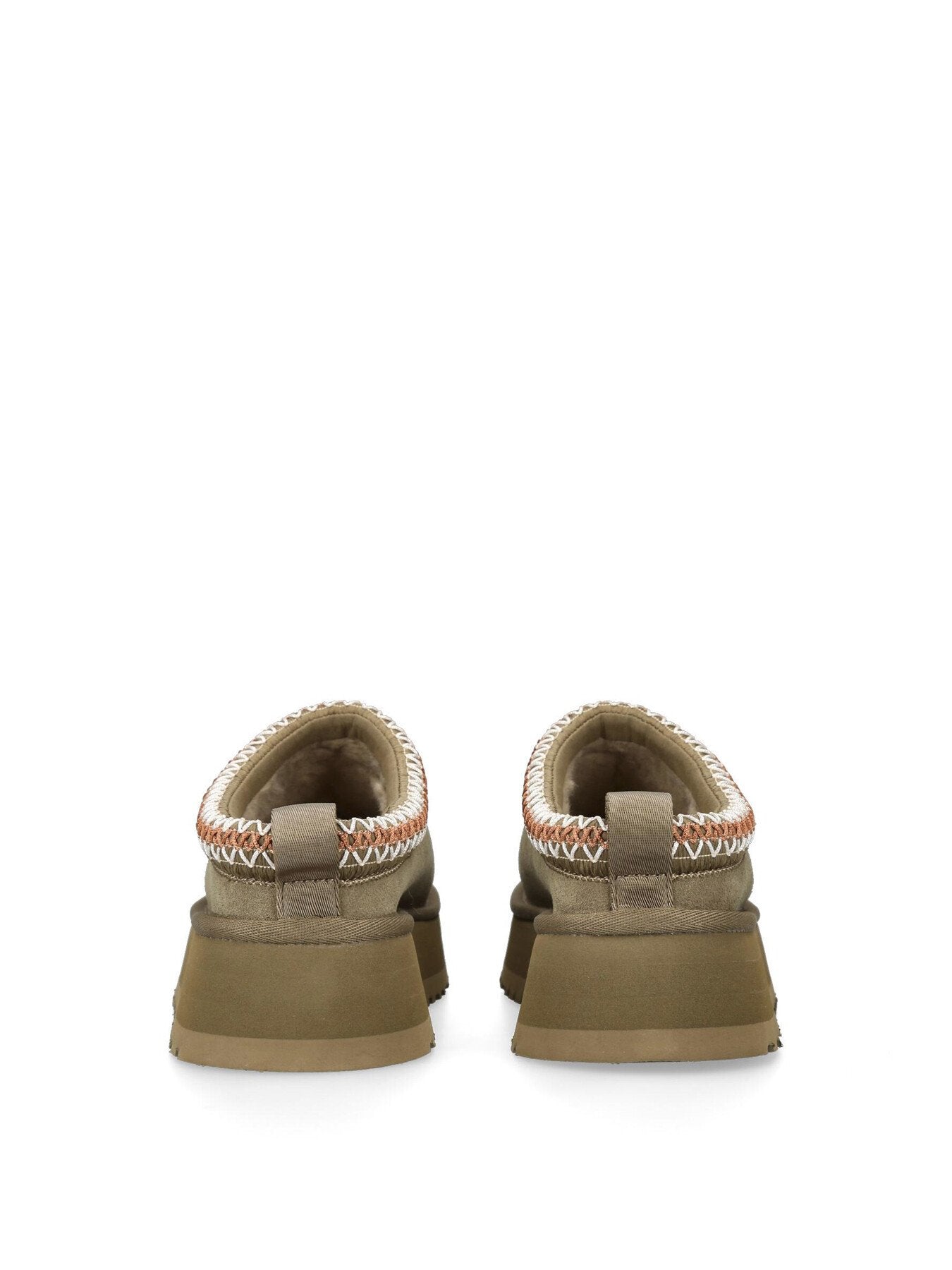 Tazz Suede Slip Ons Khaki