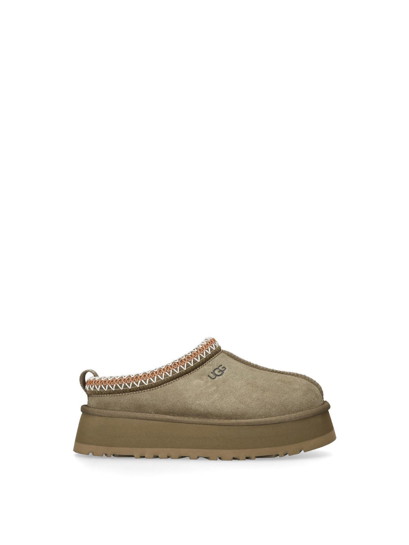 Tazz Suede Slip Ons Khaki