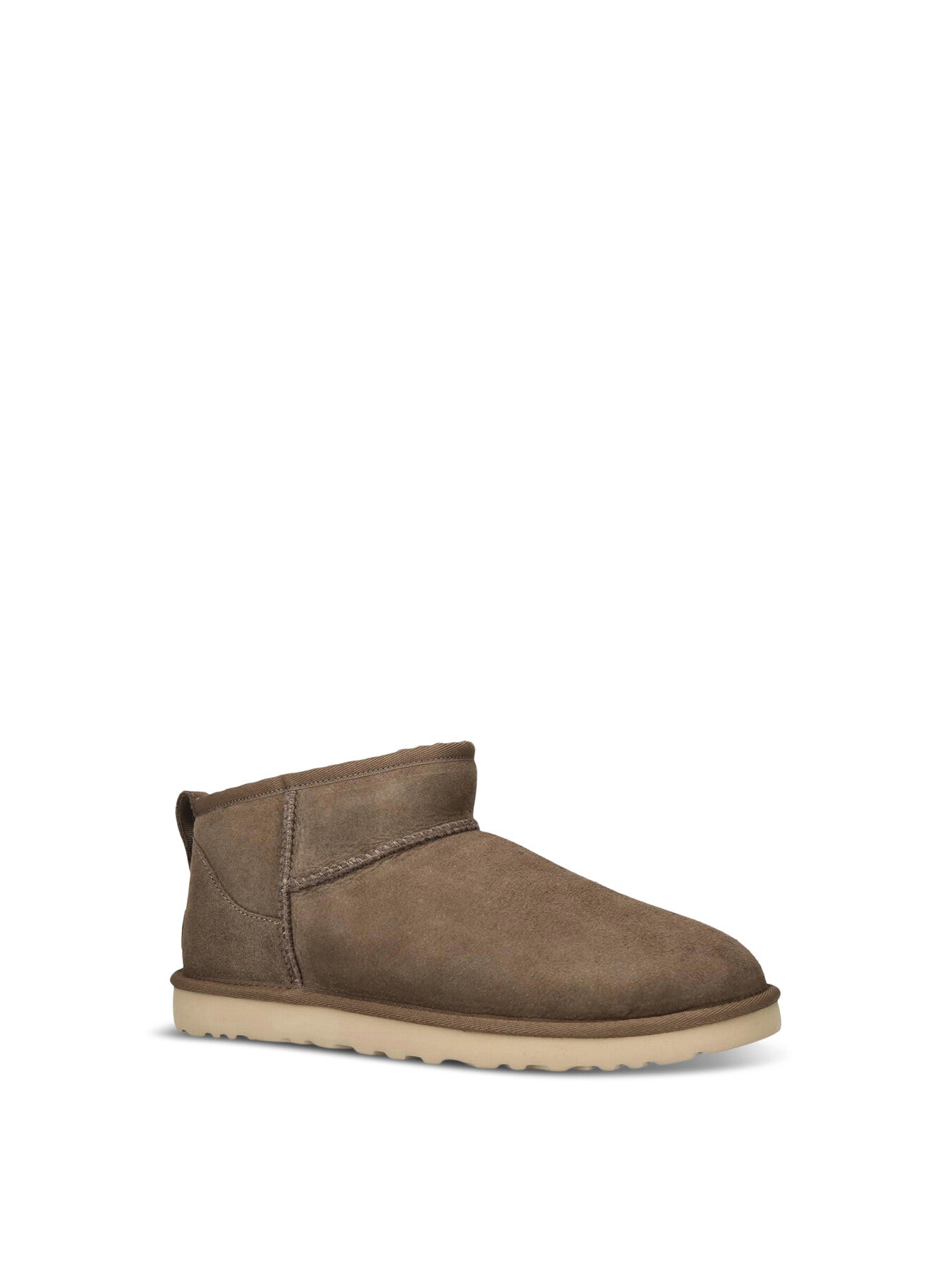 Ultra Mini Suede Ankle Boots Brown