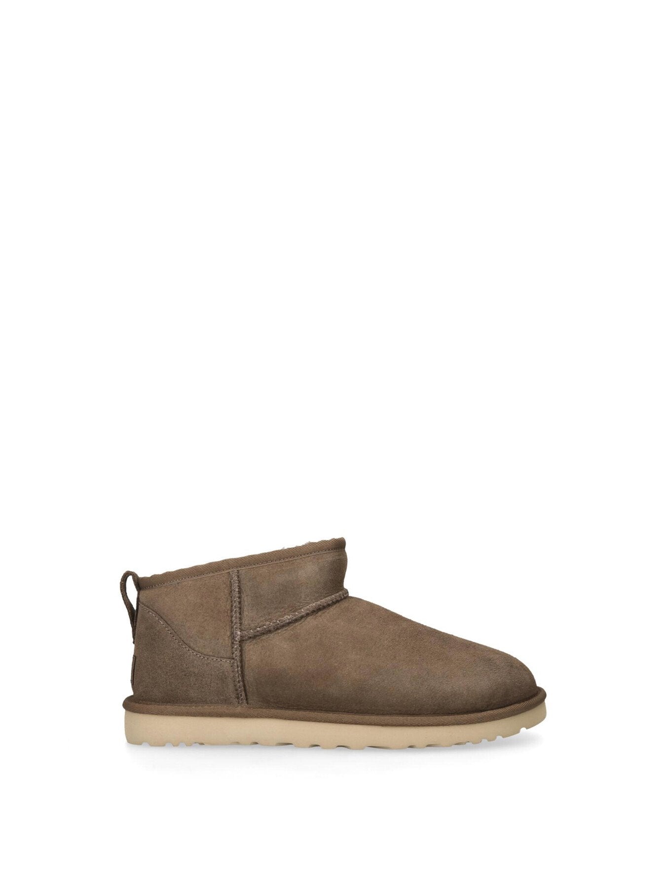 Ultra Mini Suede Ankle Boots Brown