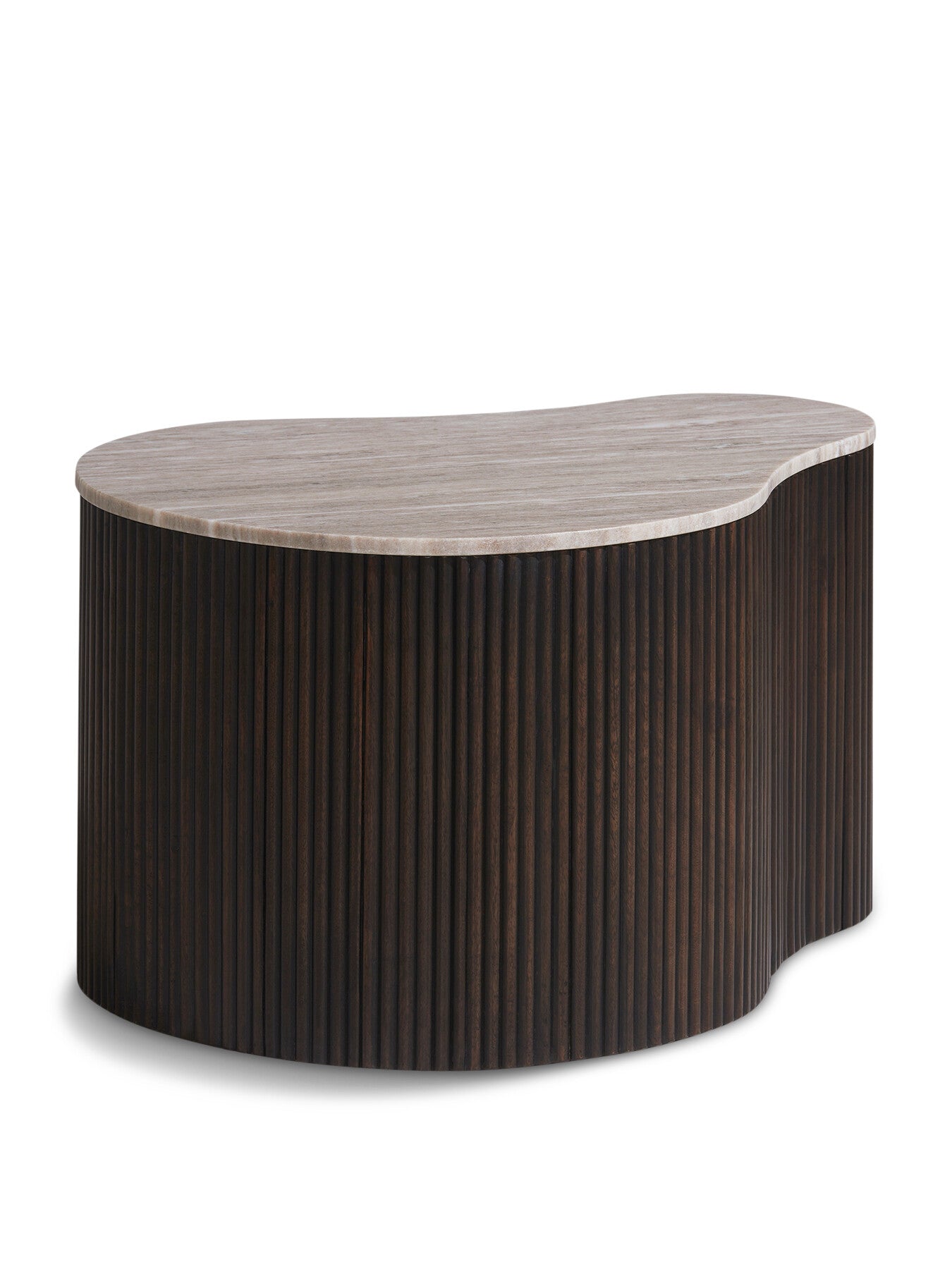 Odin Mango Wood and Marble Large Coffee Table