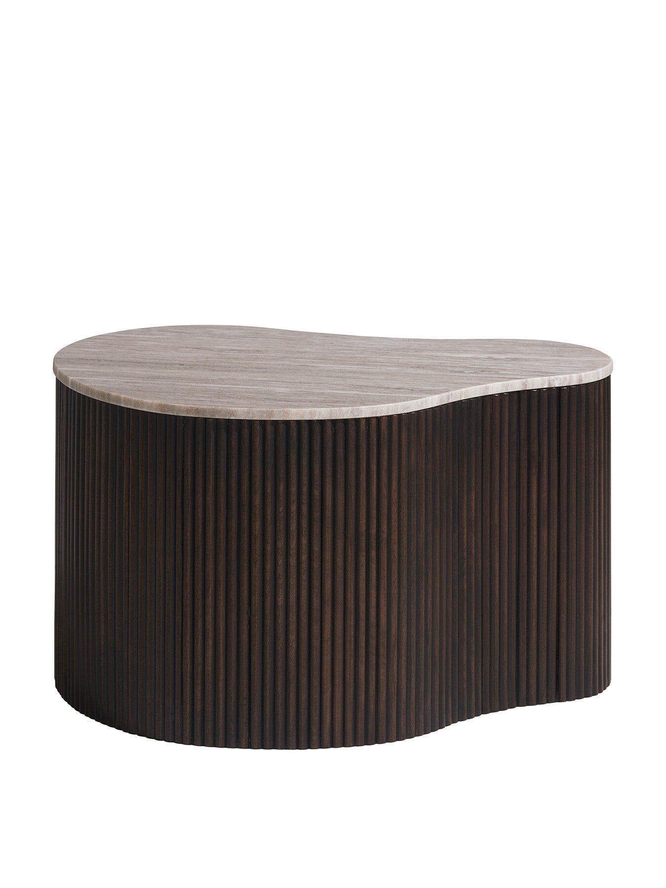 Odin Mango Wood and Marble Large Coffee Table