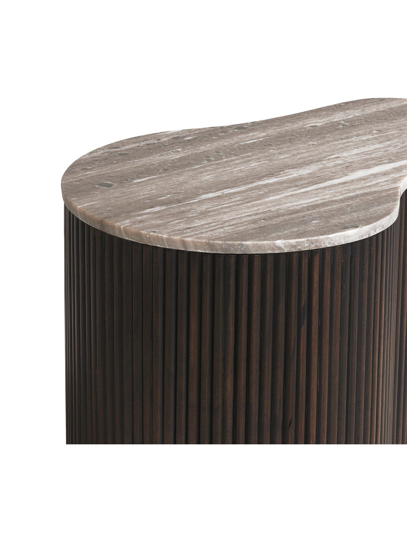 Odin Mango Wood and Marble Medium Coffee Table