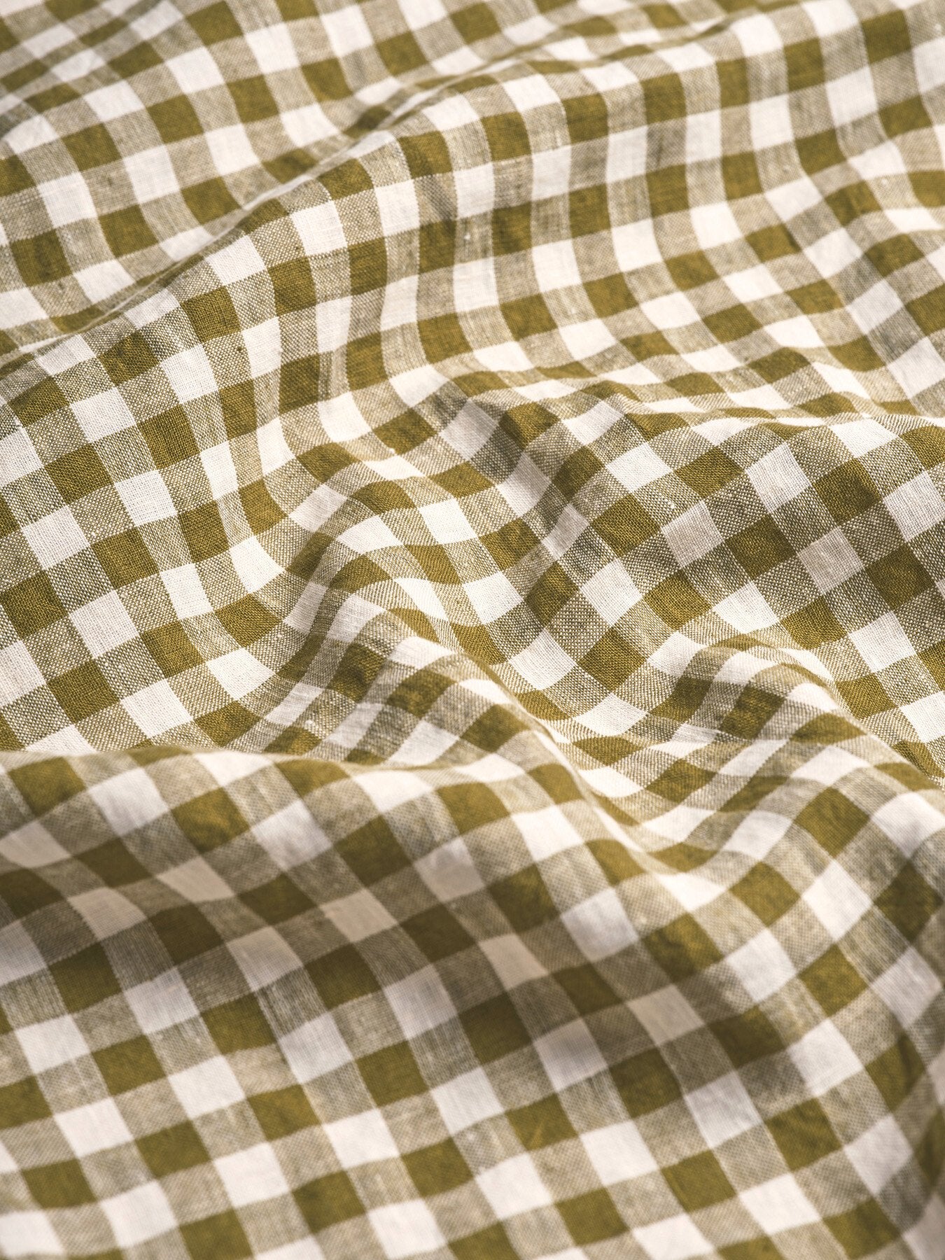Gingham Linen Pillowcase Pair
