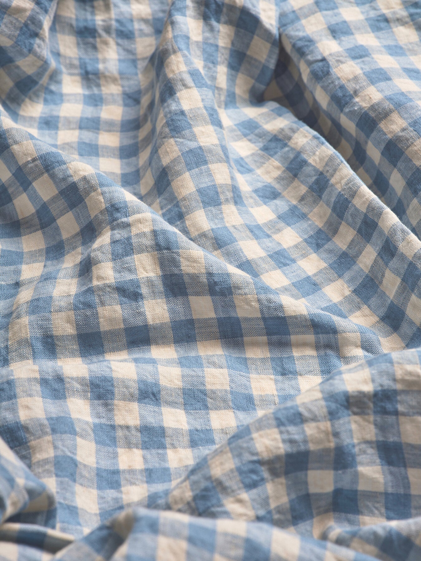 Gingham Linen Pillowcase Pair