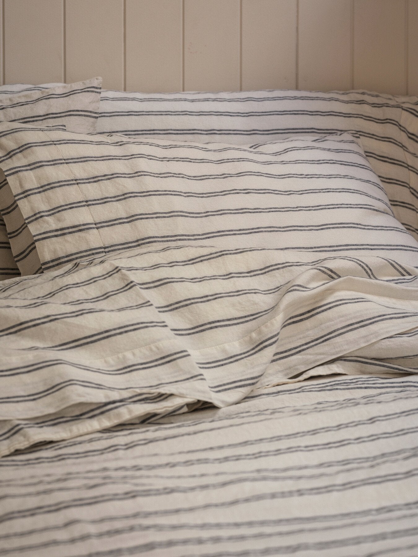 Kemptown Stripe Linen Blend Pillowcase Pair
