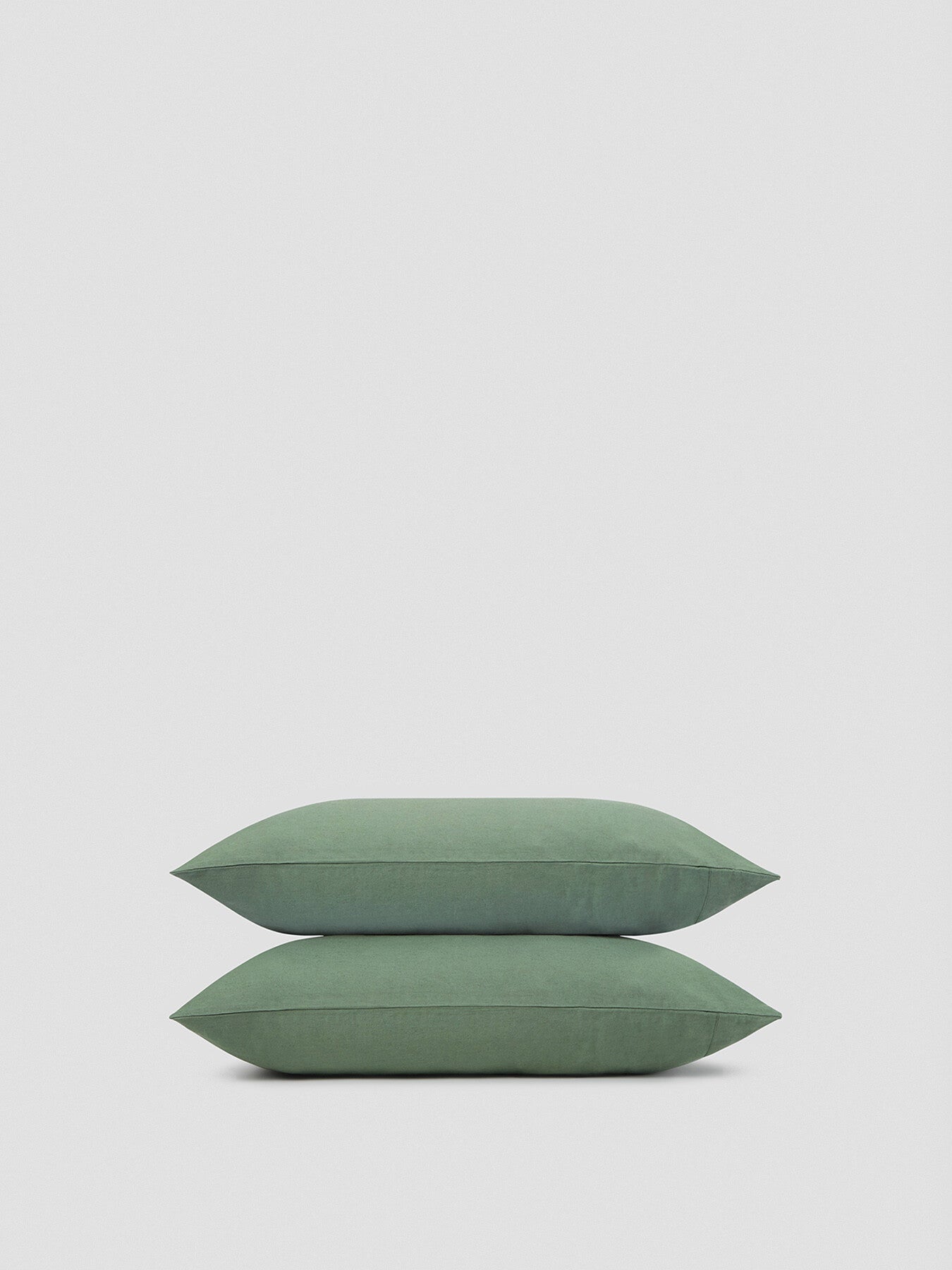 Plain Linen Blend Pillowcase Pair