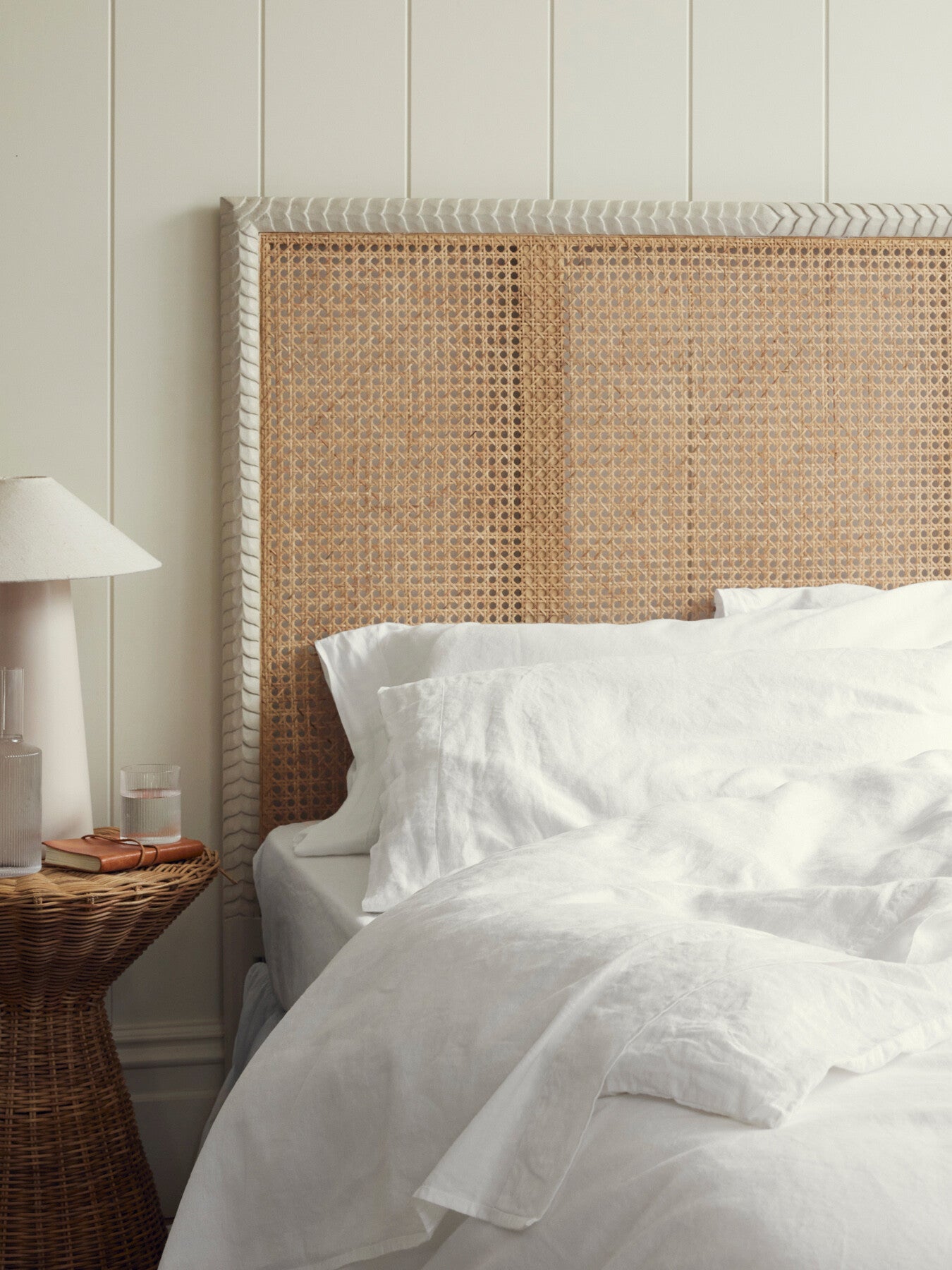 Plain Linen Blend Pillowcase Pair