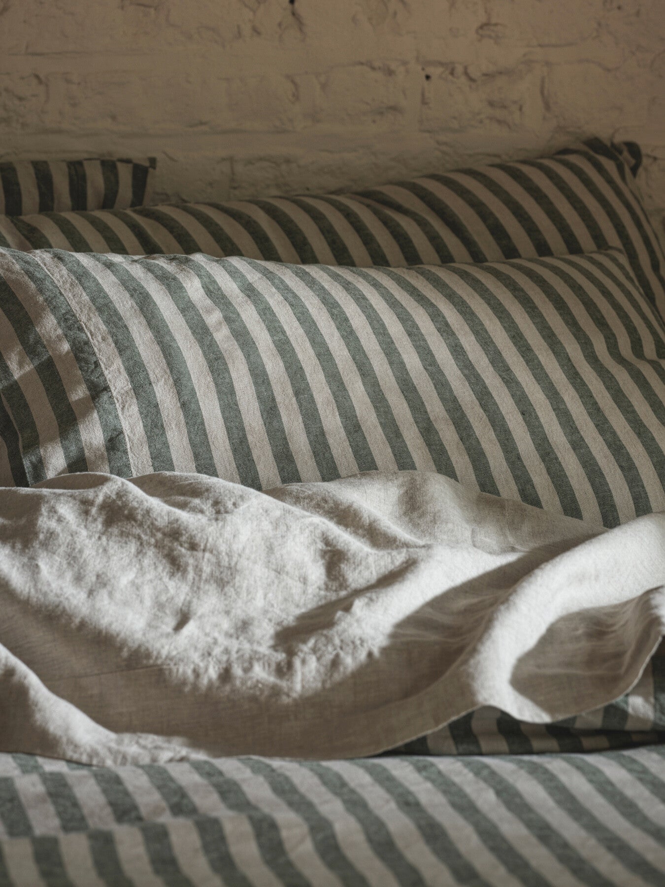 Pembroke Stripe Linen Blend Pillowcases