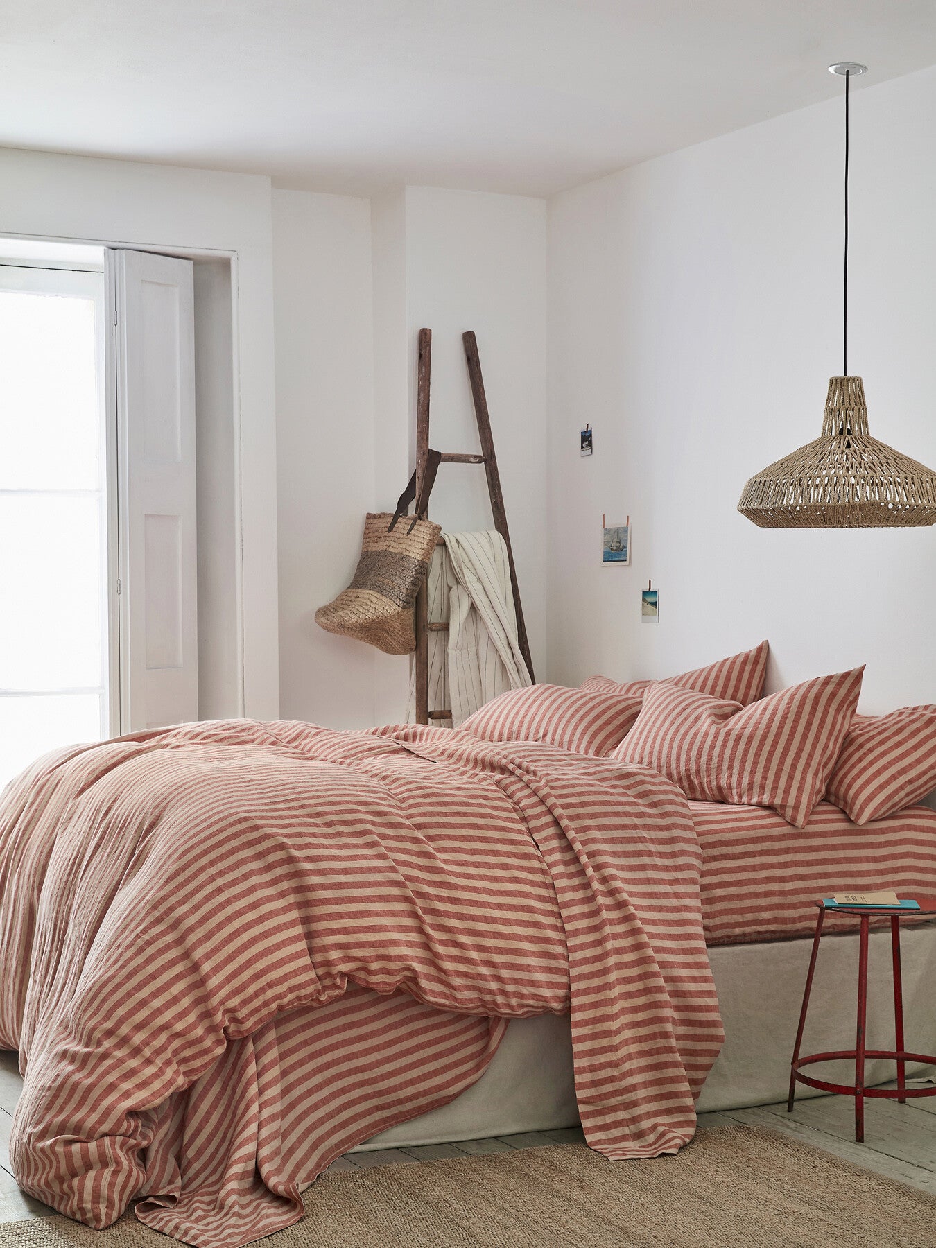 Pembroke Stripe Linen Blend Duvet Cover