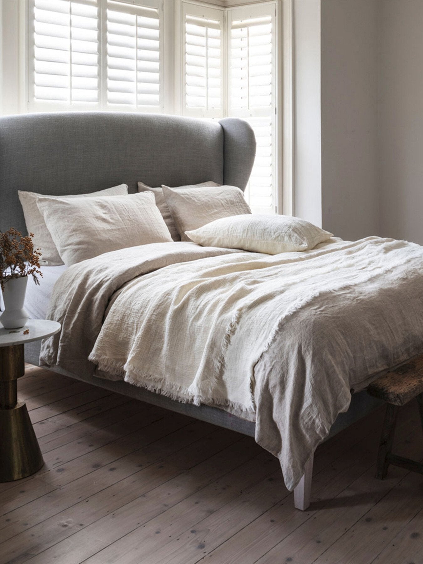 Plain Linen Flat Sheet