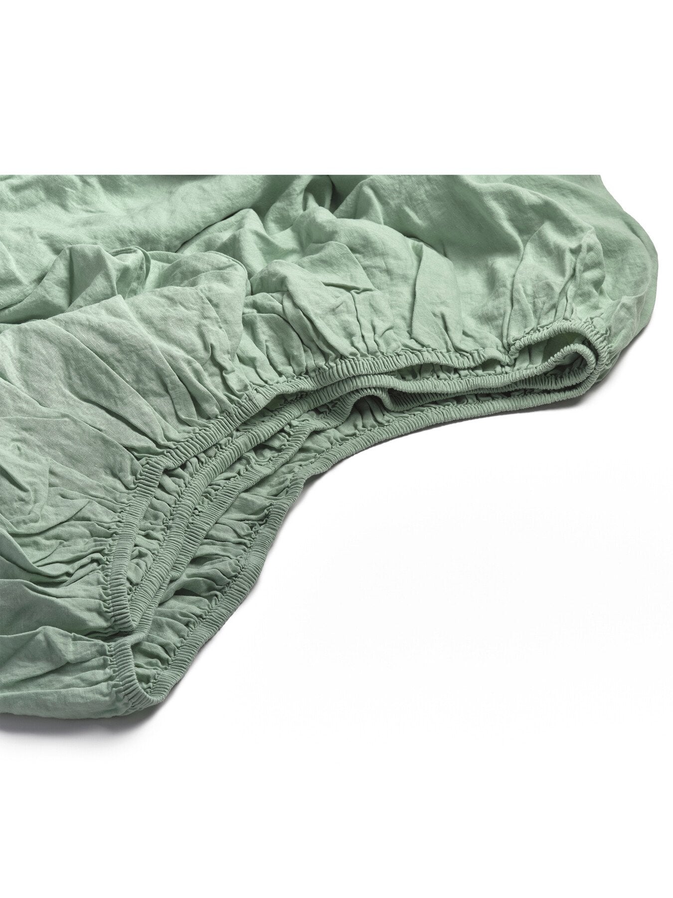 Plain Linen Fitted Sheet