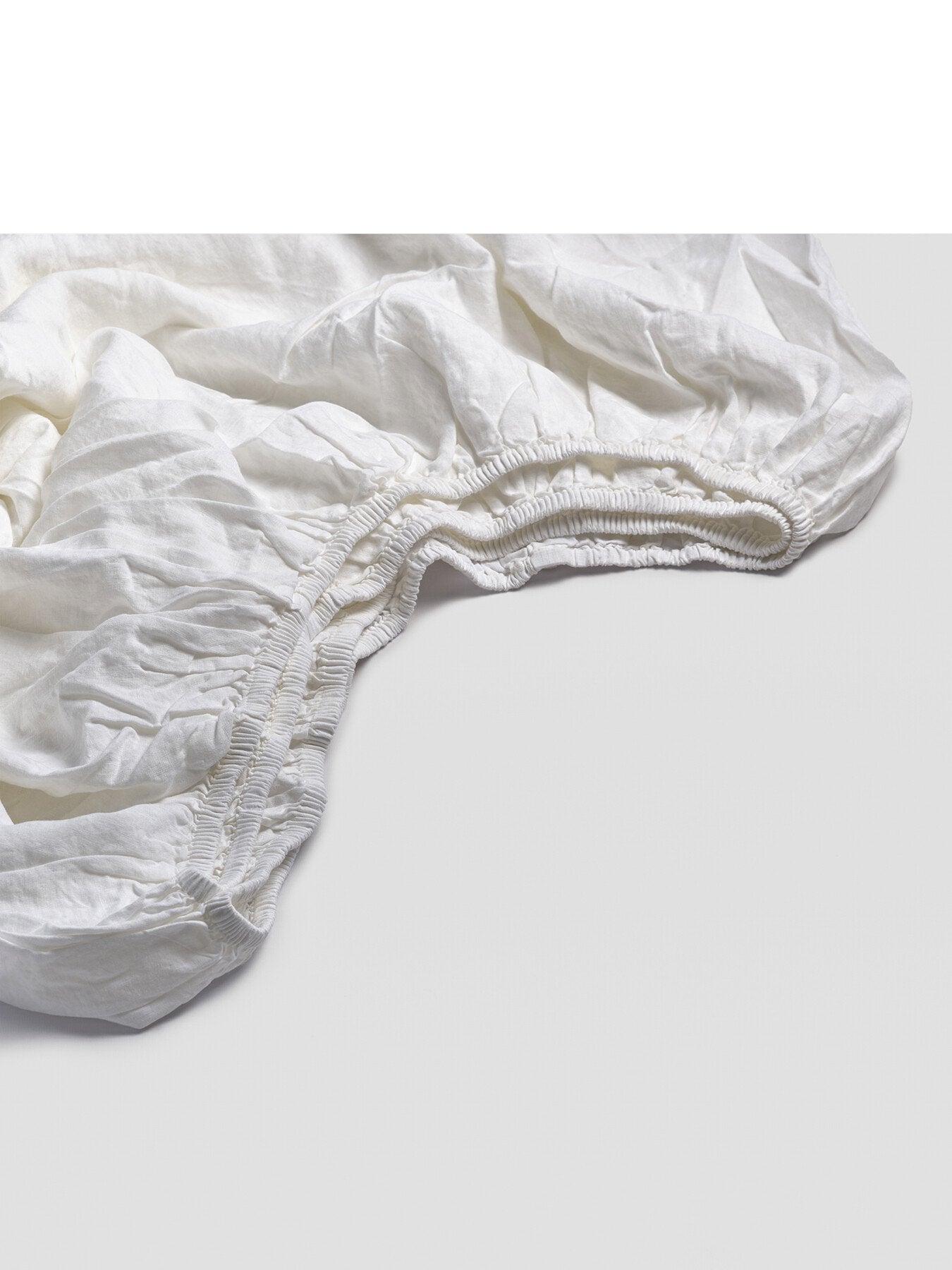 Plain Linen Fitted Sheet